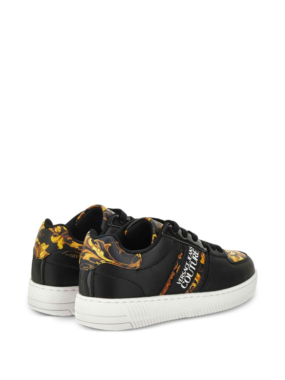 baroque-print trainers - 3