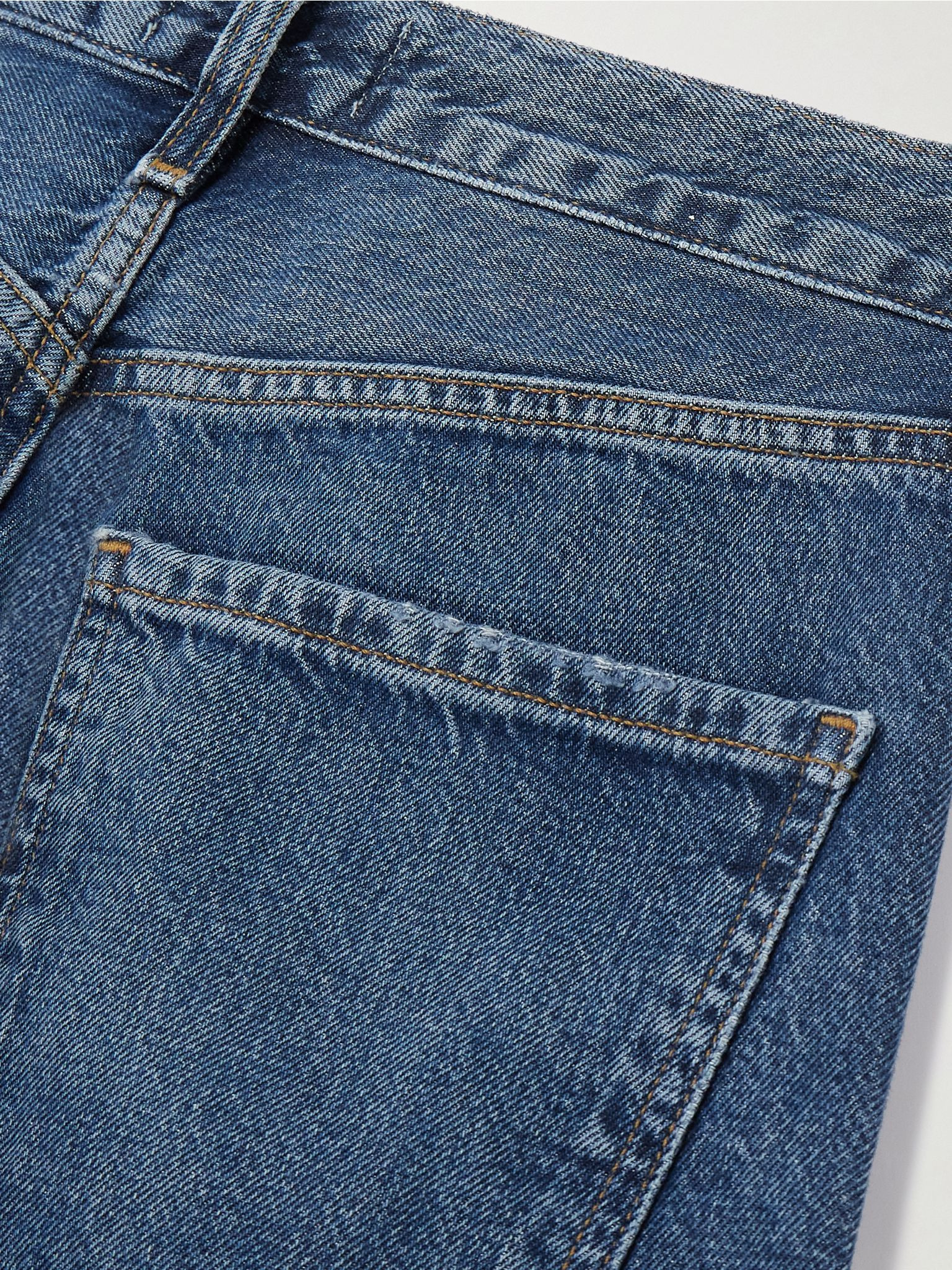 Ren high-rise wide-leg recycled jeans Mid denim - 6
