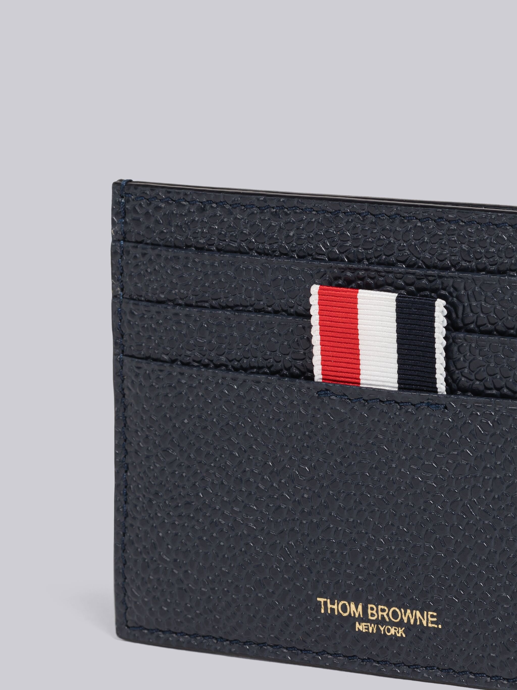 Pebble Grain Leather Tartan Hector Card Holder - 2
