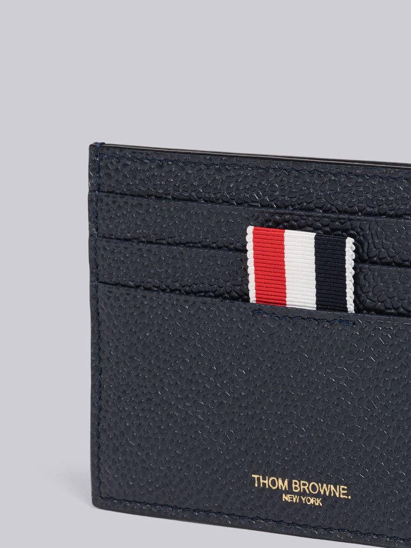Thom Browne Pebble Grain Leather Tartan Hector Card Holder outlook