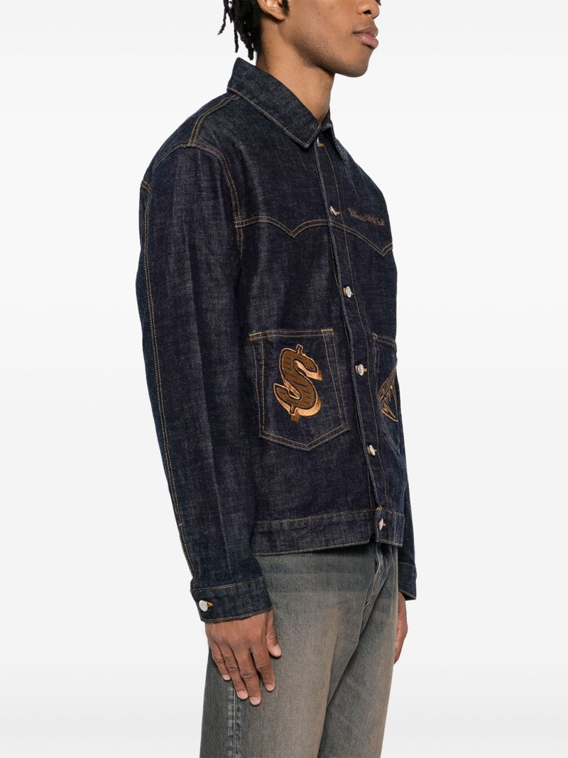embroidered denim 재킷 3