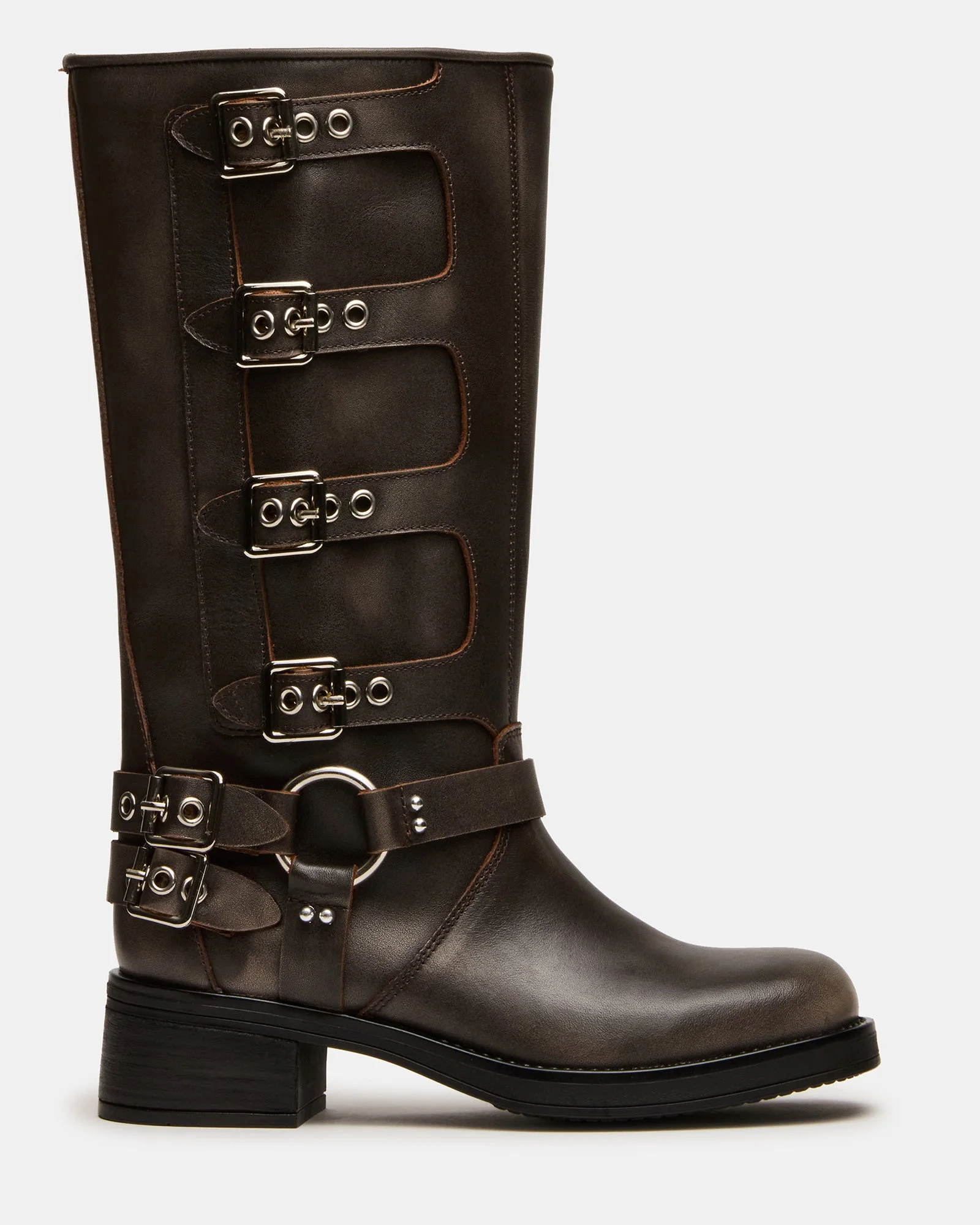 ROCKY BROWN DISTRESSED WIDE CALF - 1