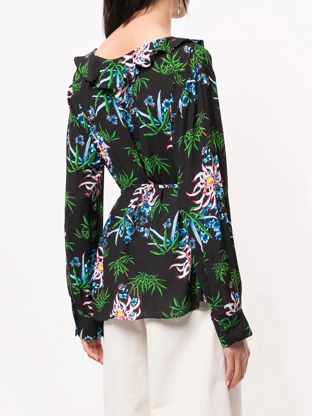 Sea Lily-print shirt - 4