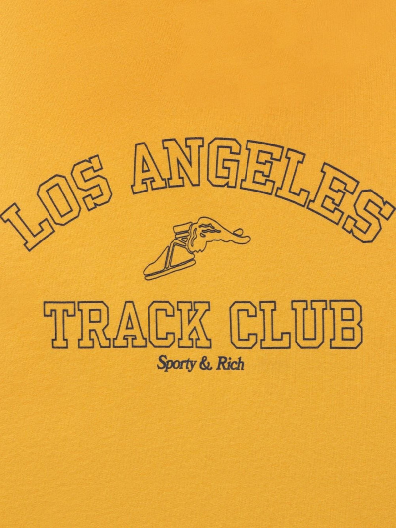 Sporty & Rich Track Club logo-print hoodie outlook