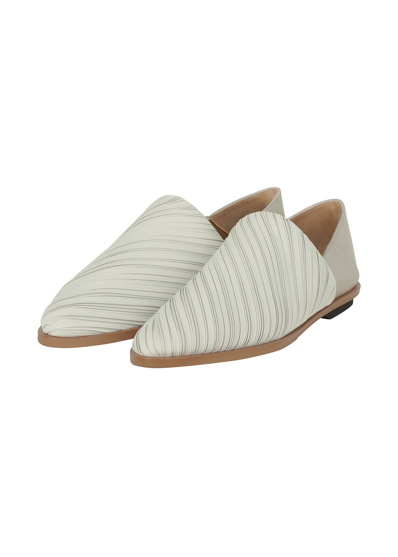 PLEATS SLIP-ON SHOES - 1