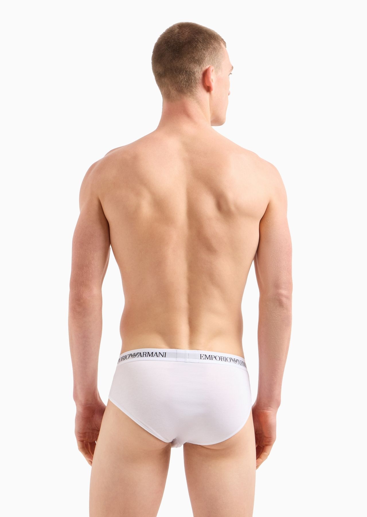 Three-pack of briefs with logo waistband - 3