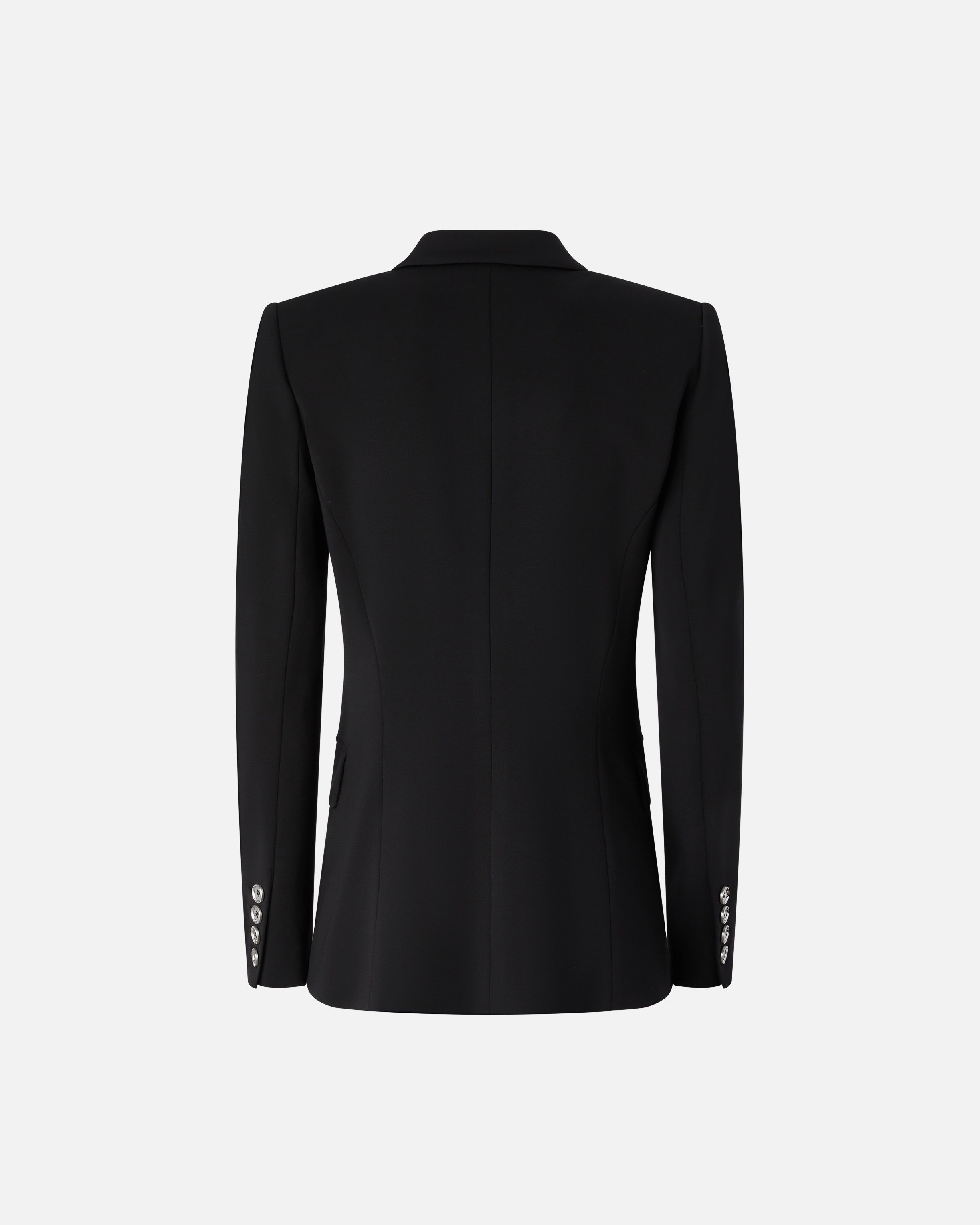 SINGLE-BREASTED BLAZER IN SCUBA-EFFECT VISCOSE - 7
