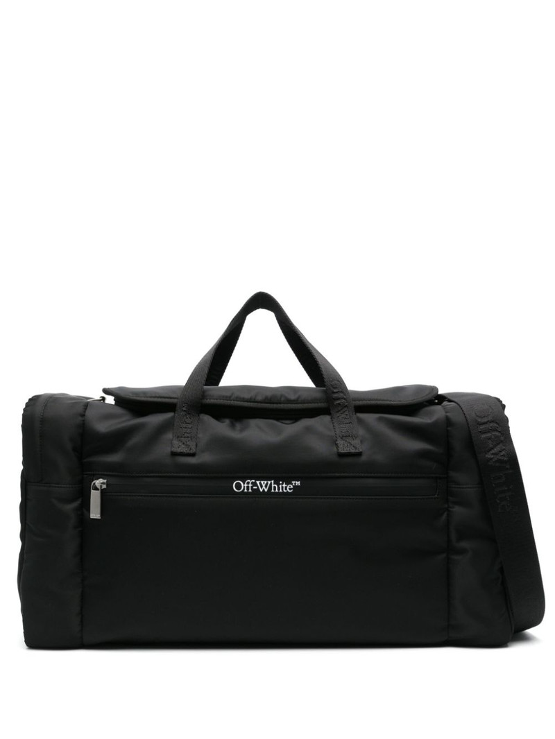 logo-print holdall bag 1