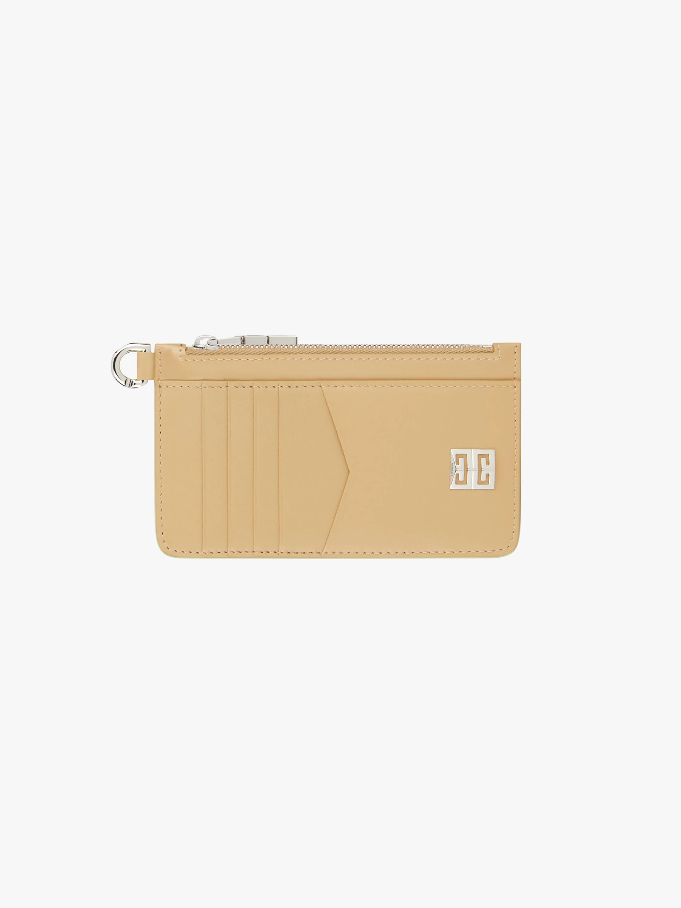 4G ZIPPED CARDHOLDER IN BOX LEATHER - 1
