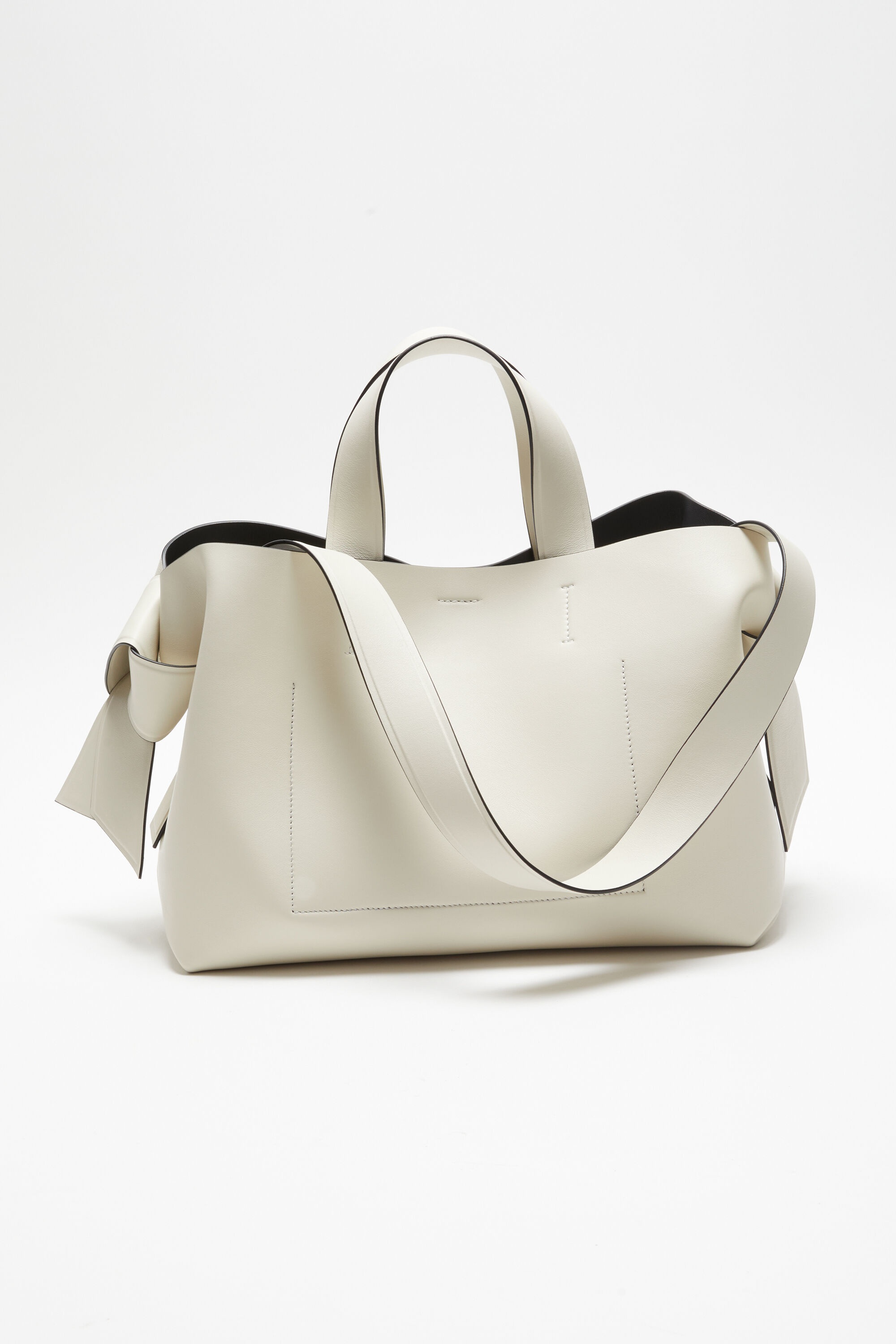 Musubi tote - White/black - 3