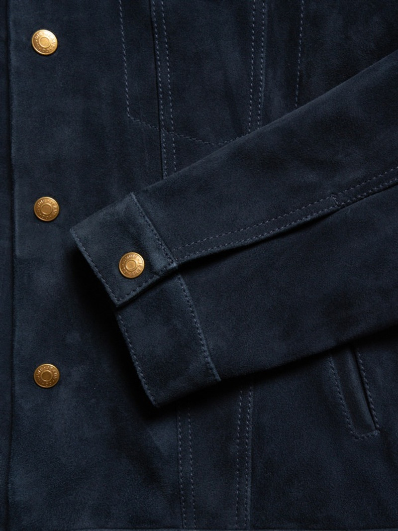 Robby Nubuck Jacket Navy 6