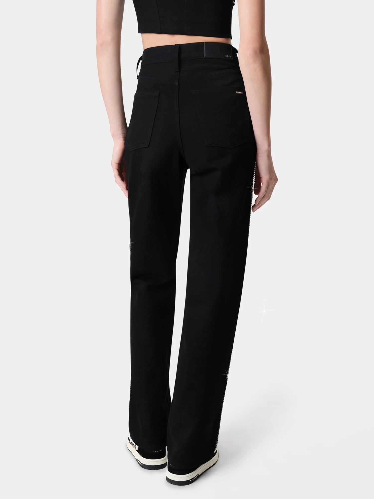 WOMEN'S CRYSTAL STRIPE WIDE STRAIGHT - 3