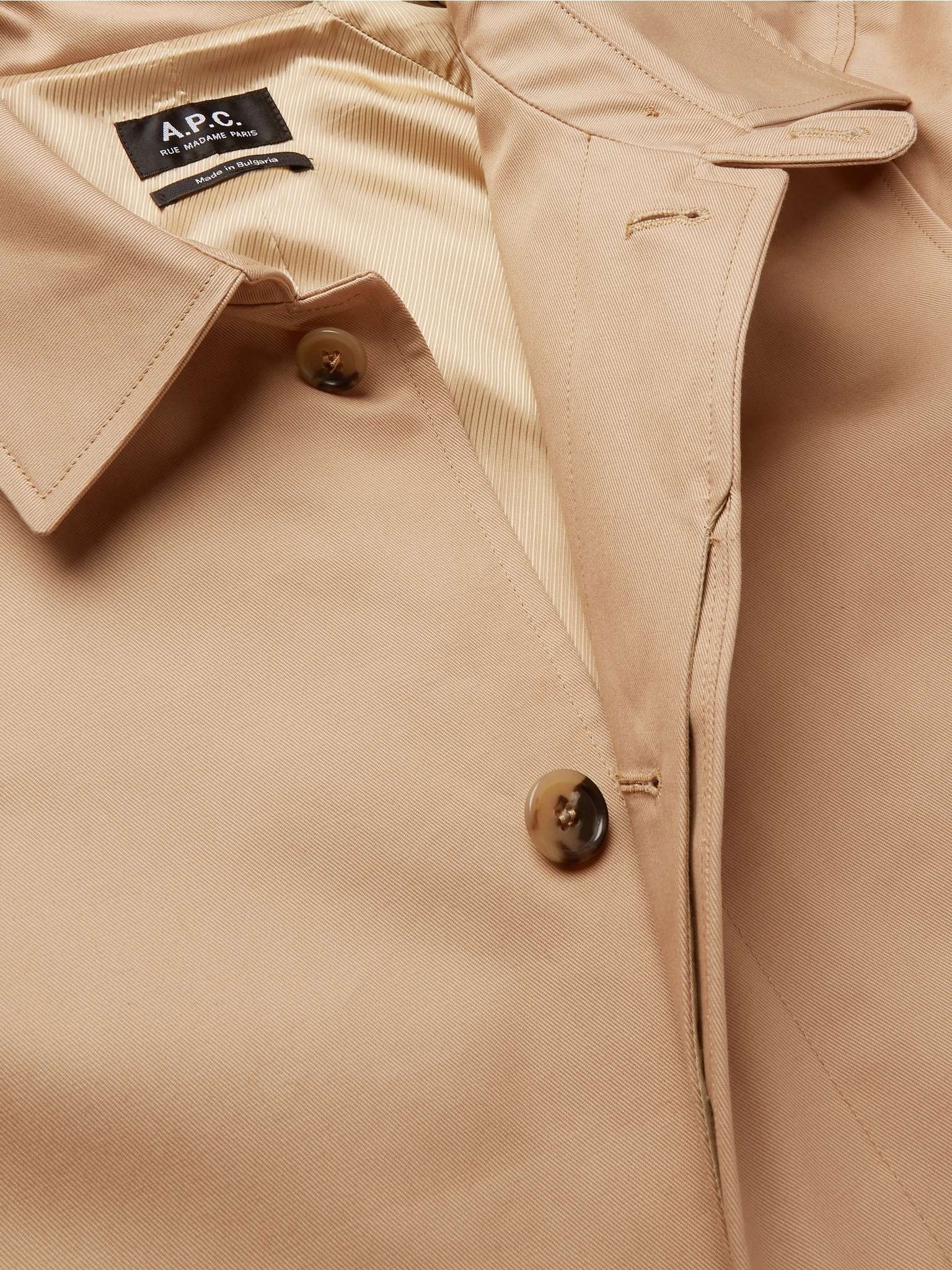 Cotton-Twill Trench Coat - 5