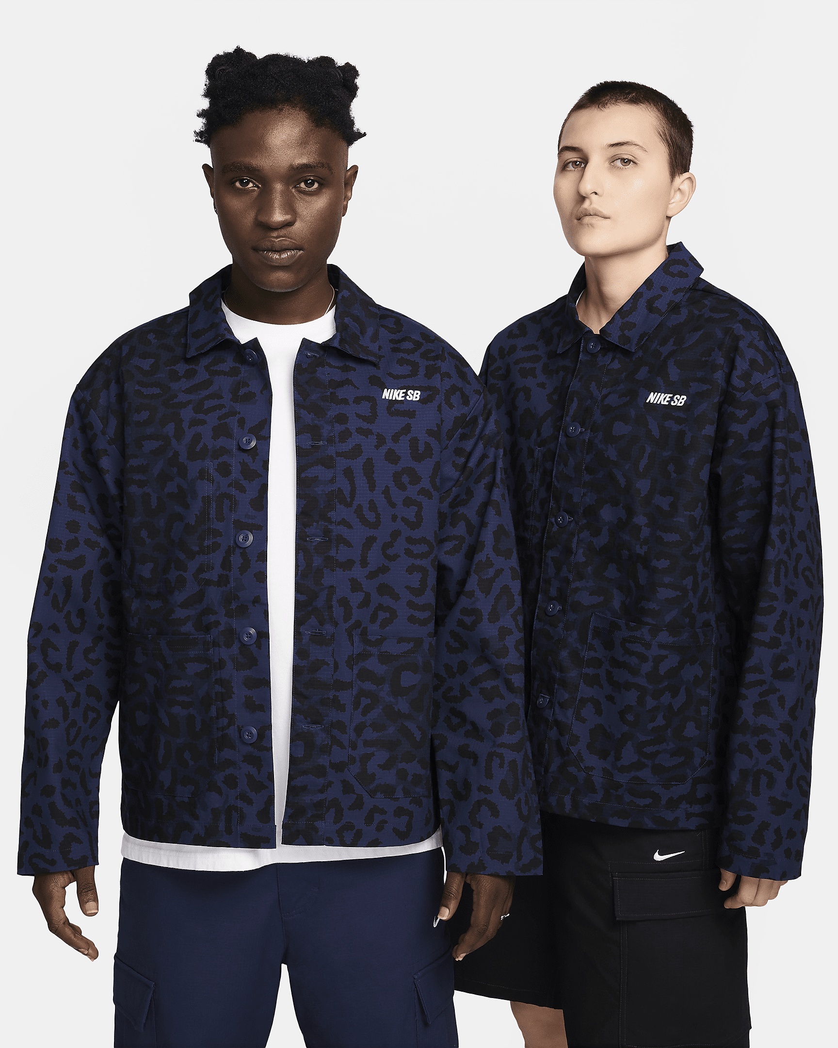 Nike SB Allover Print Skate Chore Coat - 1