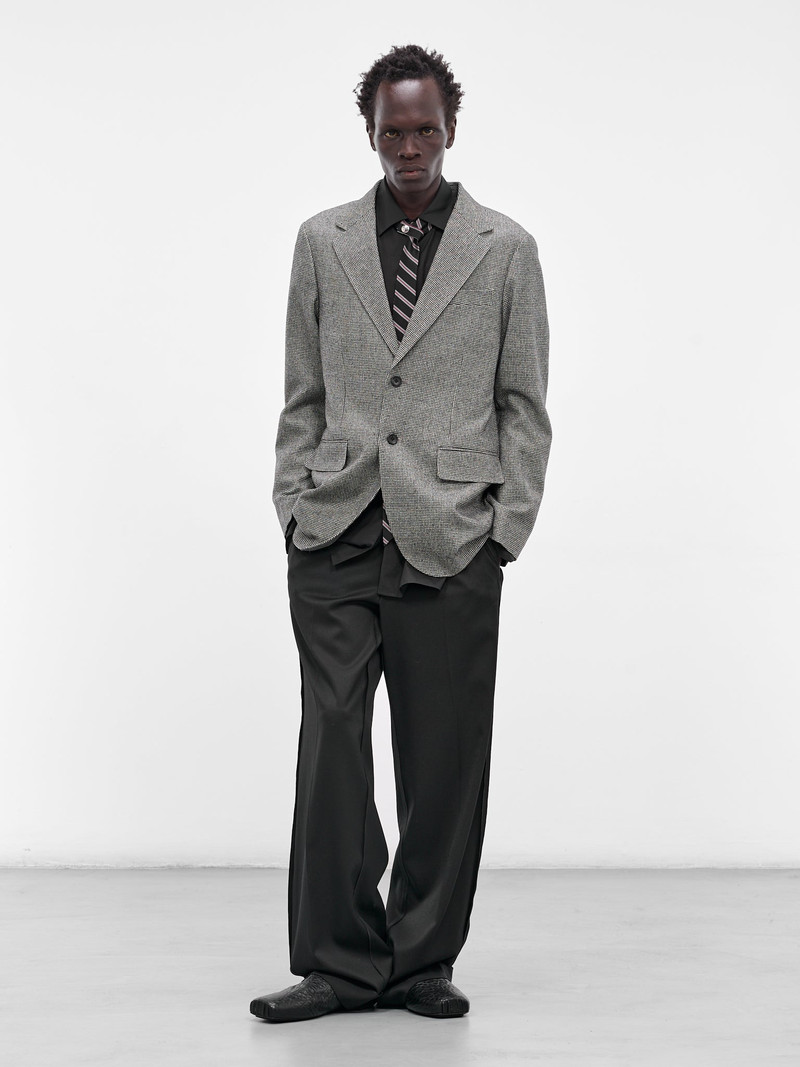 ssstein Black Suvin Oversized Button-Up Shirt outlook