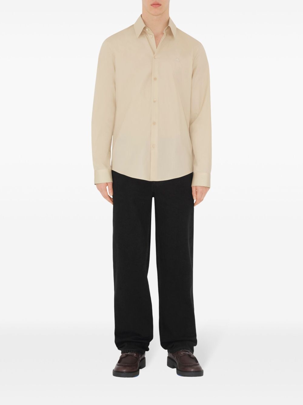 EKD-embroidered cotton shirt - 2