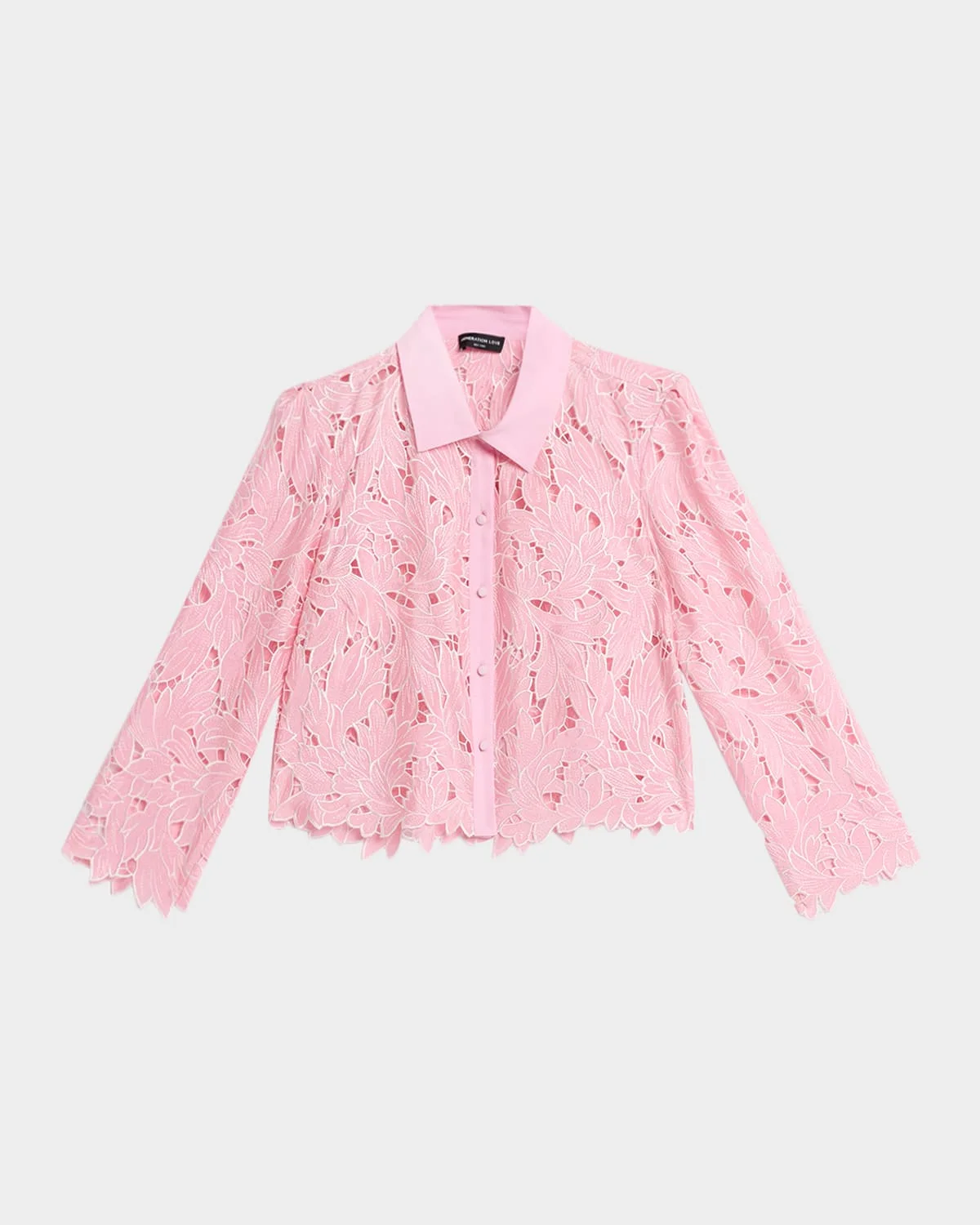 Talsie Lace Embroidered Blouse - 1