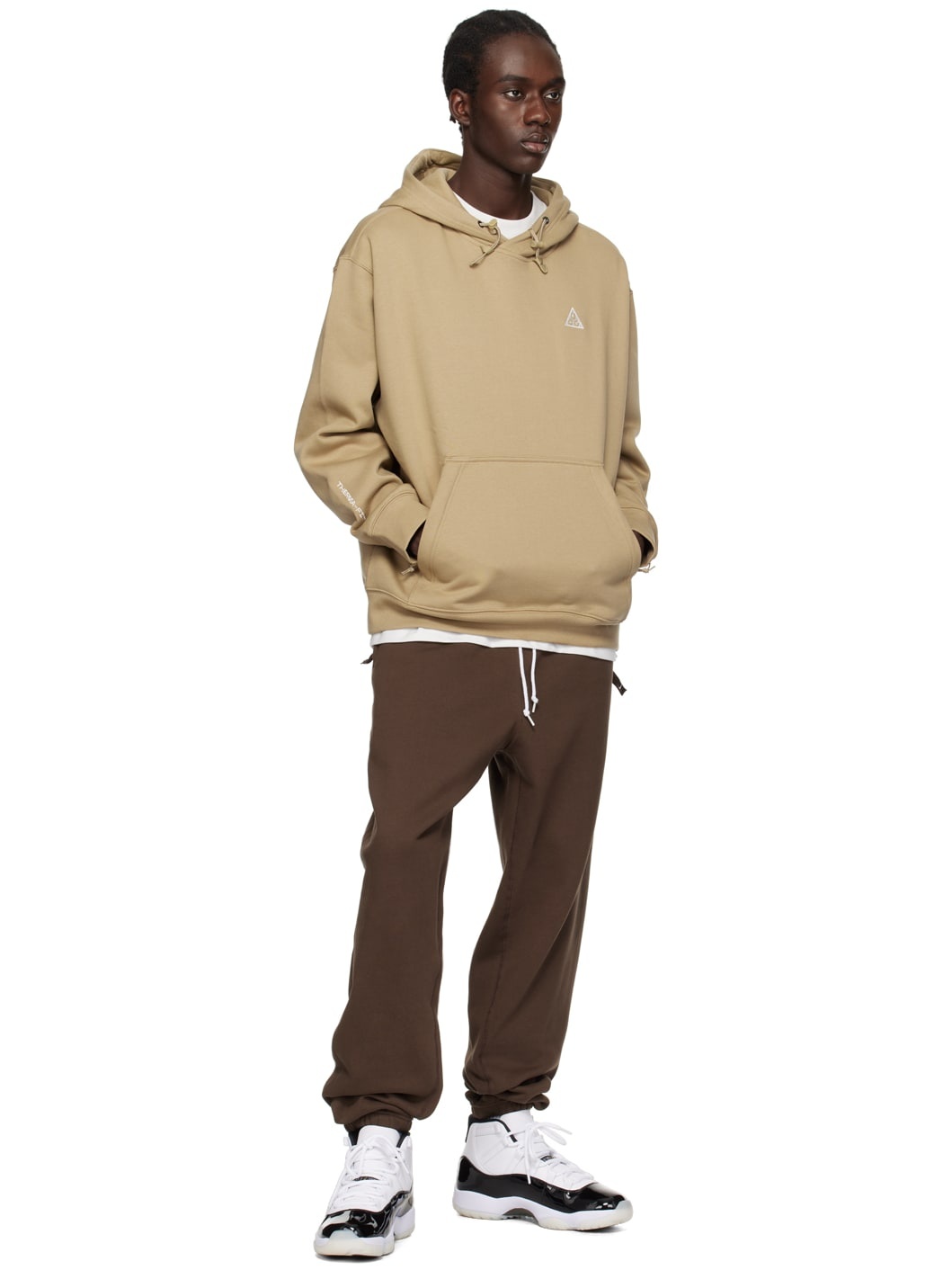 Nike Brown Solo Swoosh Sweatpants