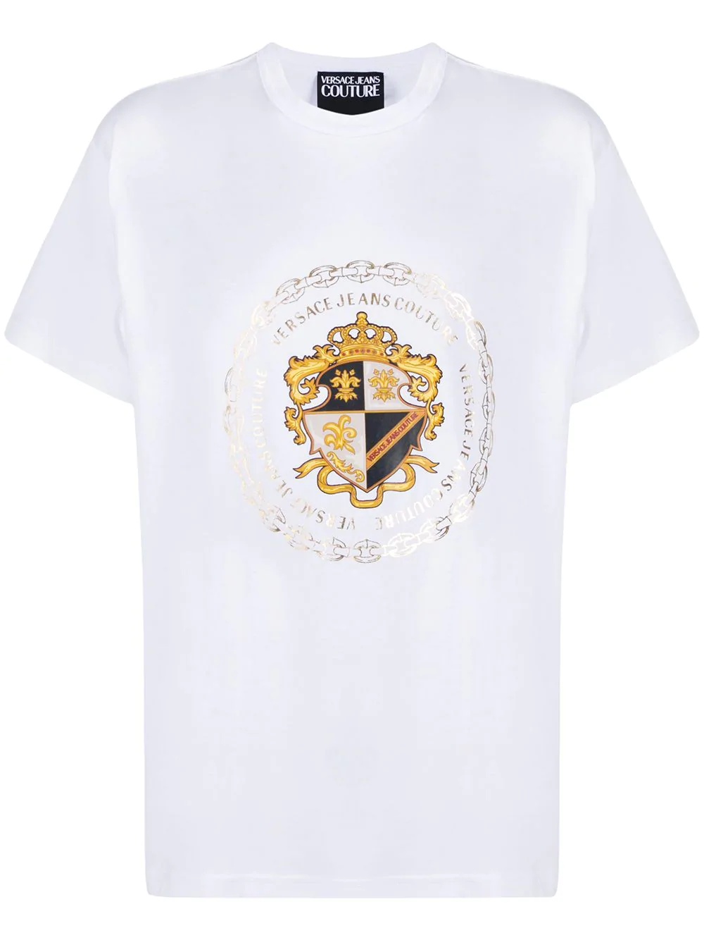 logo print short-sleeved T-shirt - 1