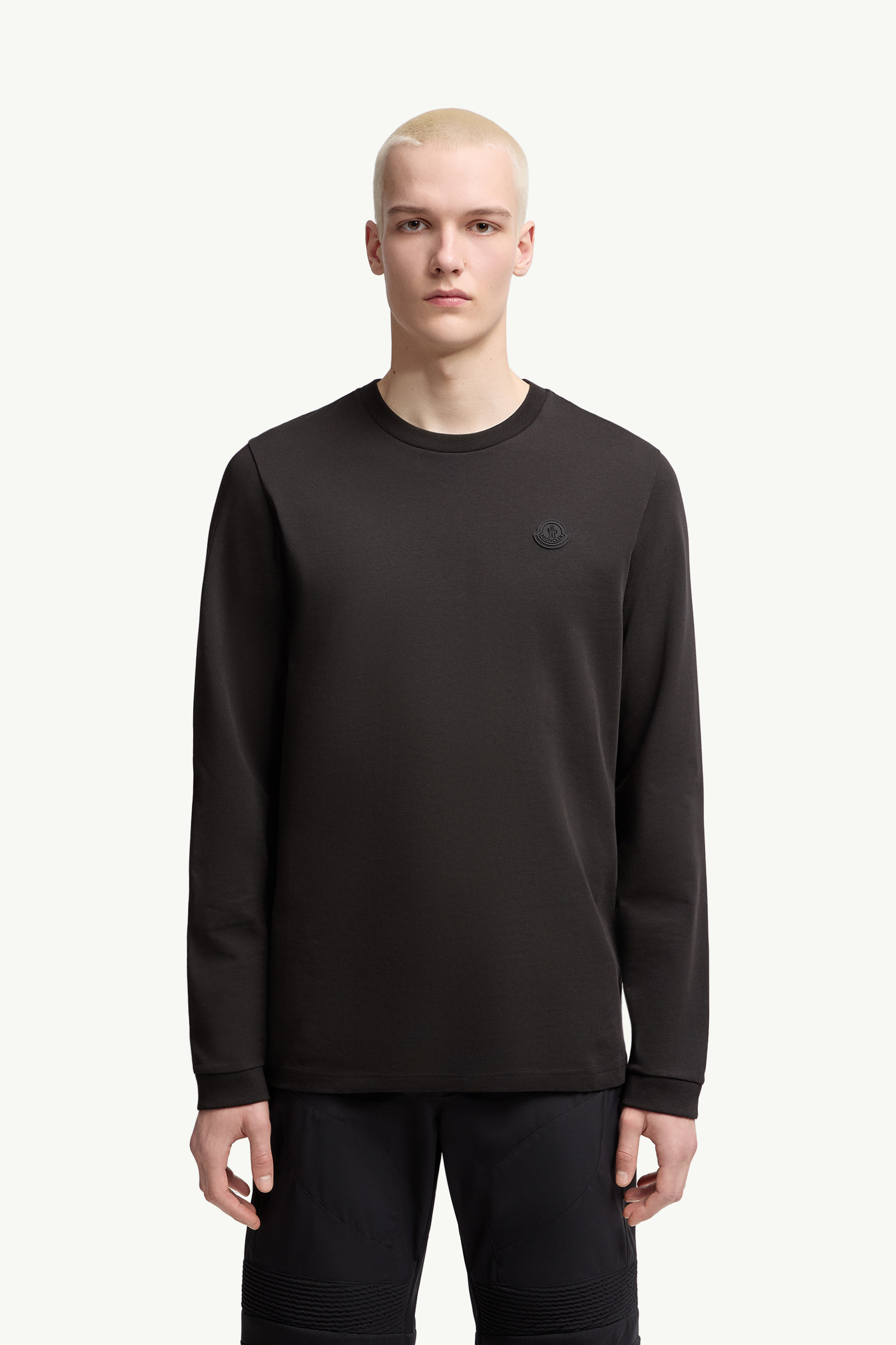 Graphic Logo Long Sleeve Cotton T-Shirt - 3