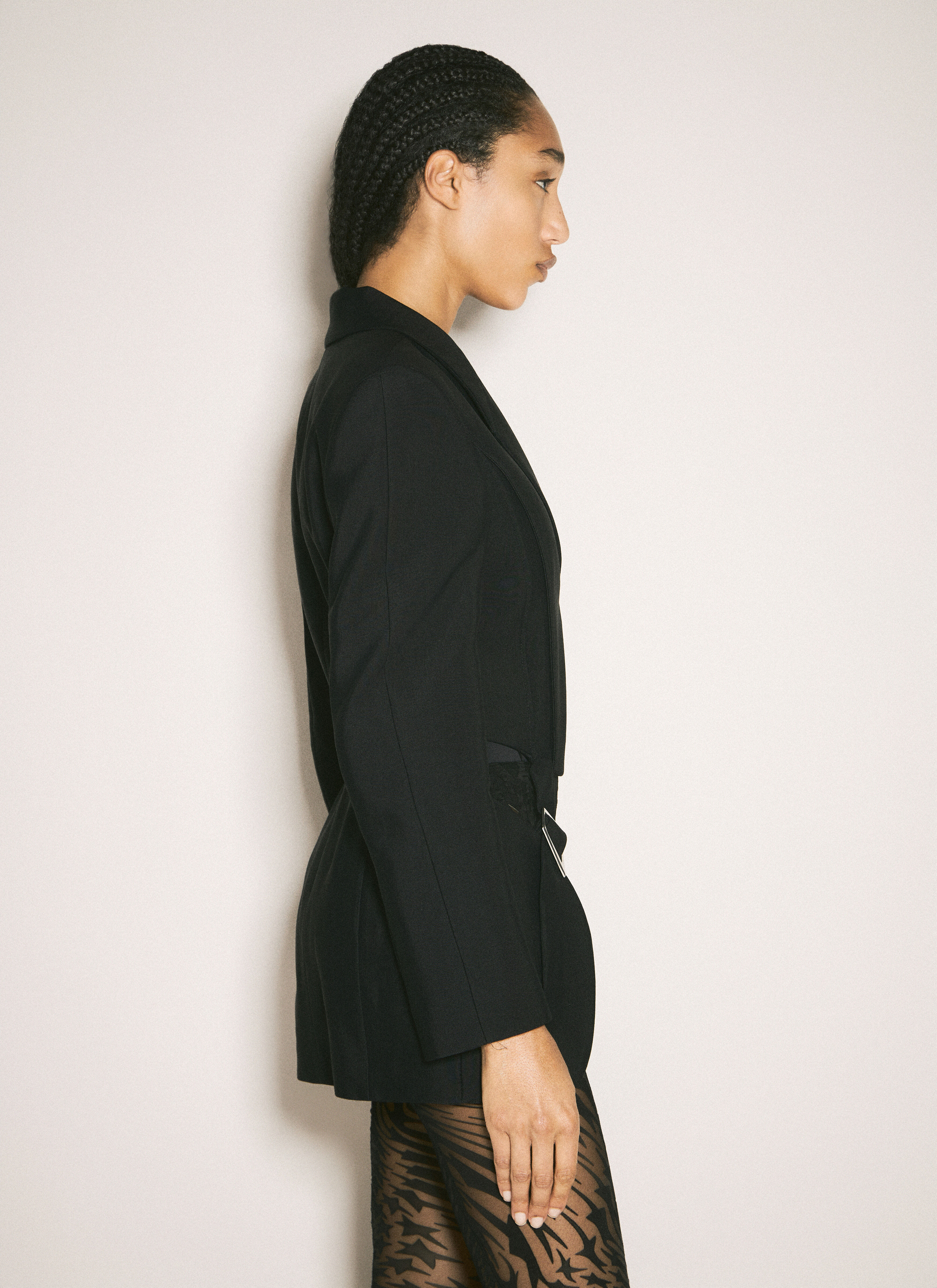 Buckled Tailored Blazer - 4