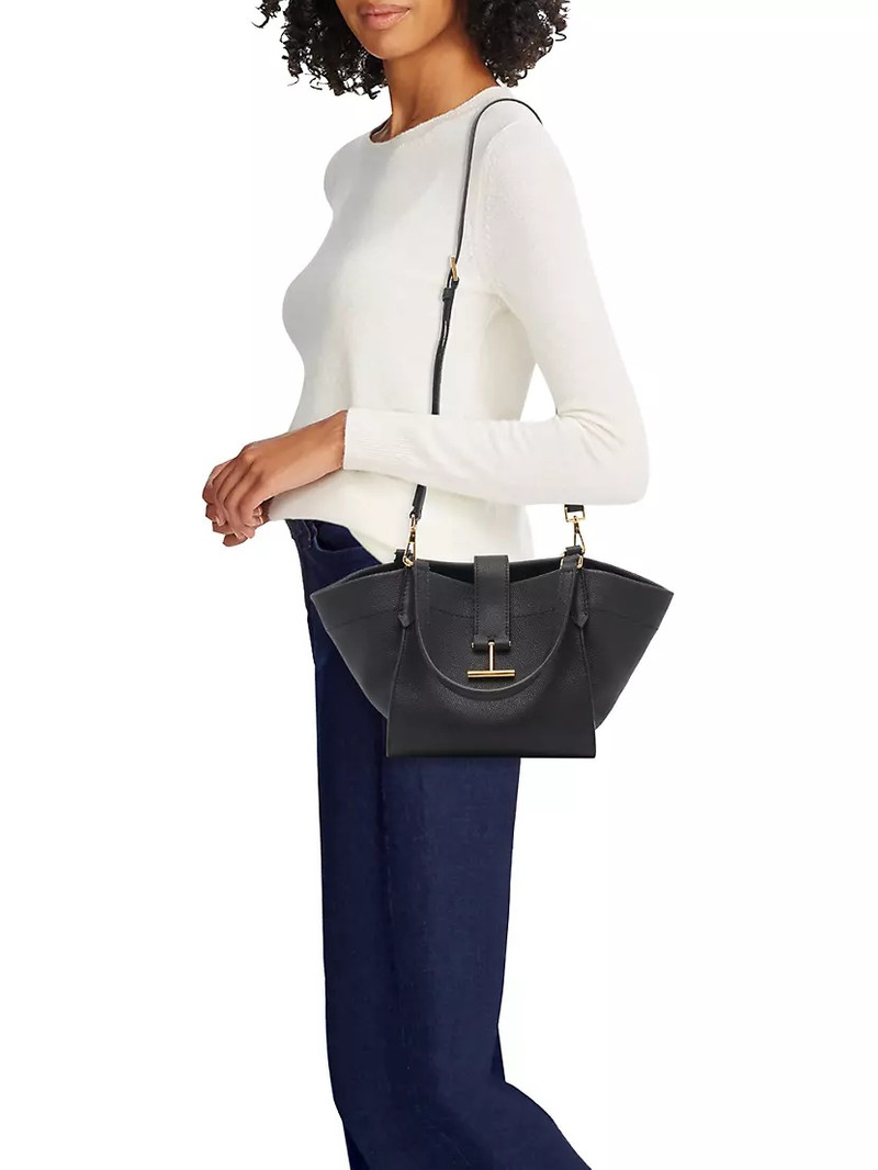 Small Tara Leather Tote Bag 3