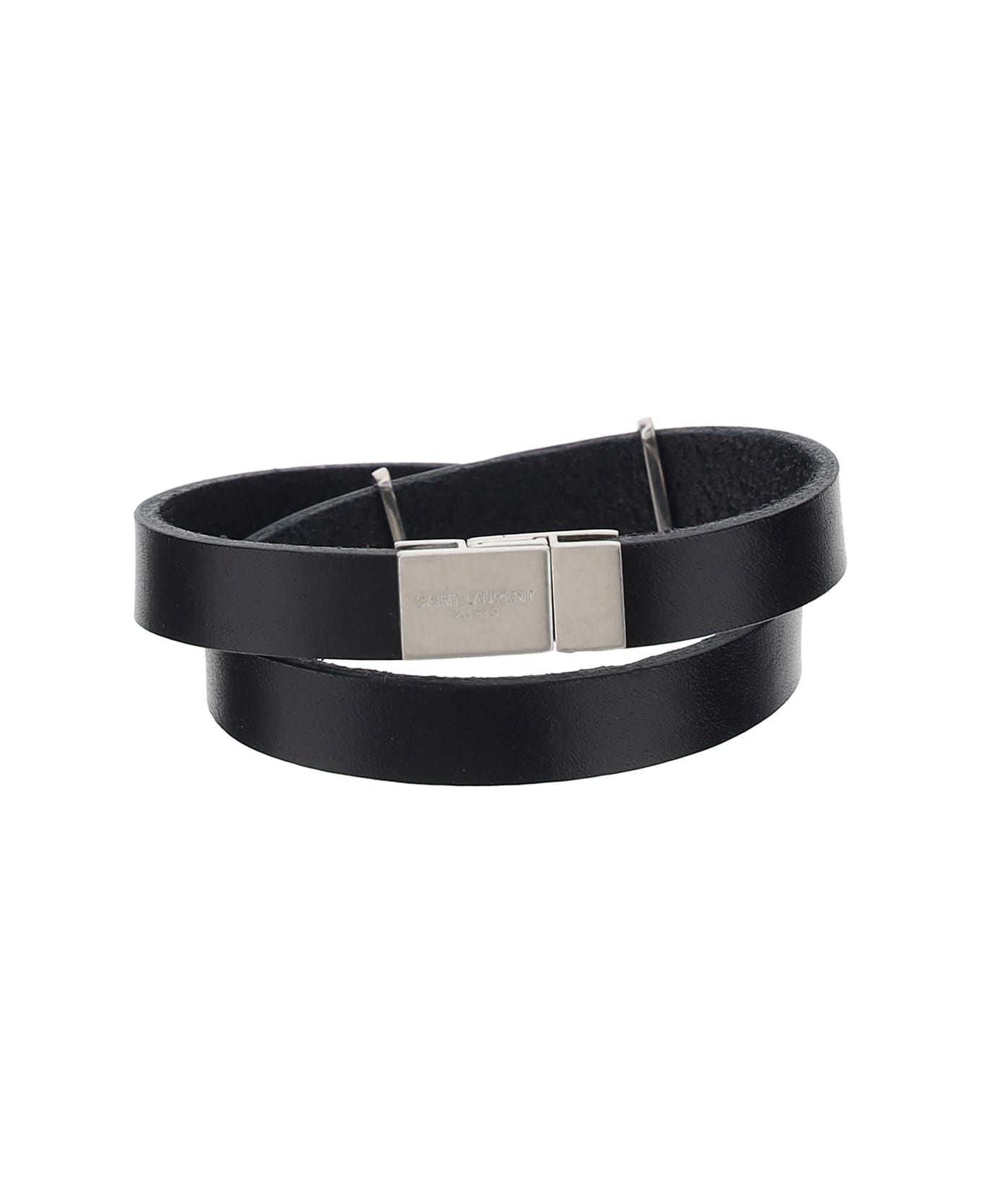 Black Leather Opyum Bracelet - 2