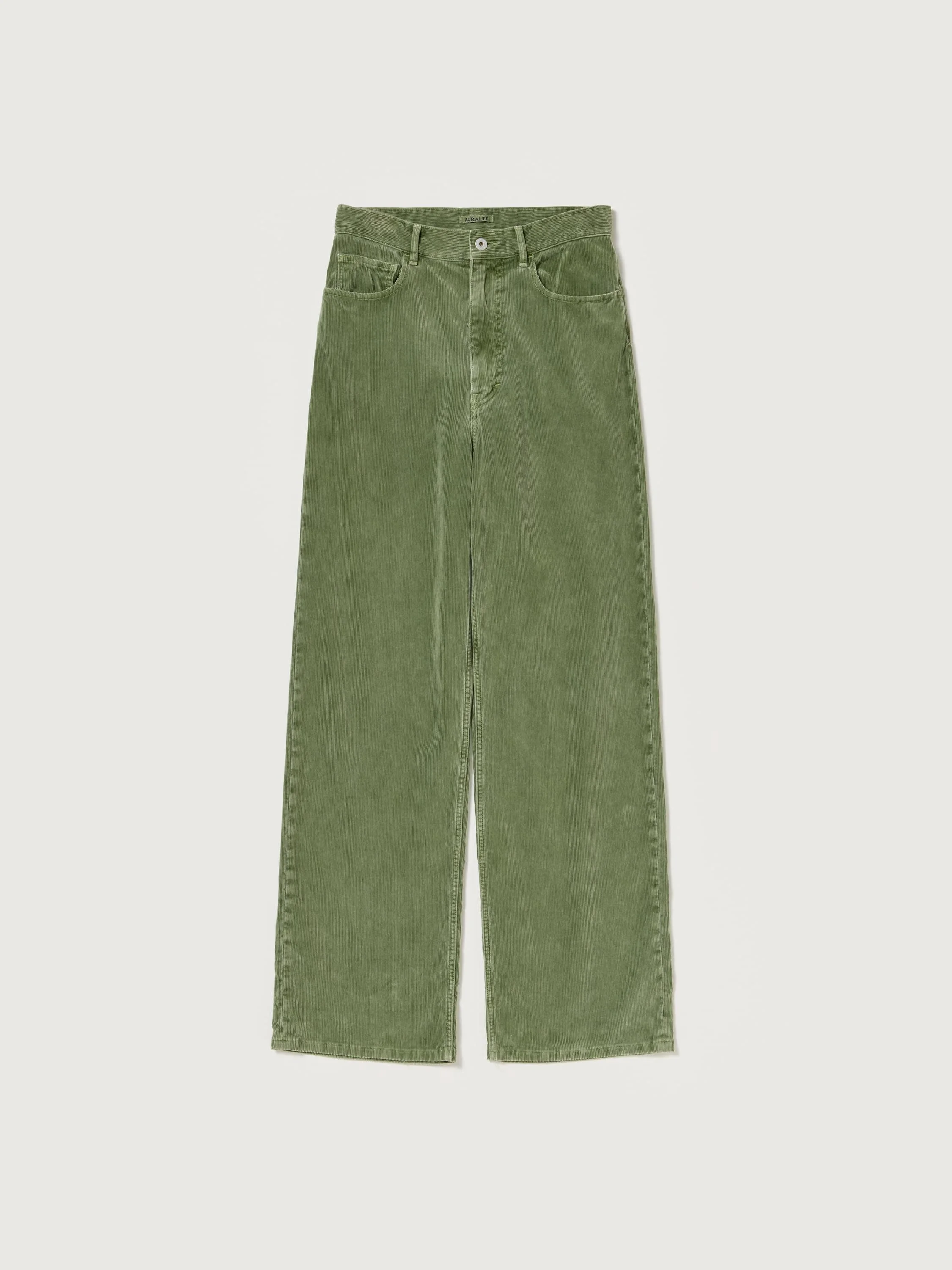 GARMENT-DYED FINX CORDUROY 5P WIDE PANTS - 1