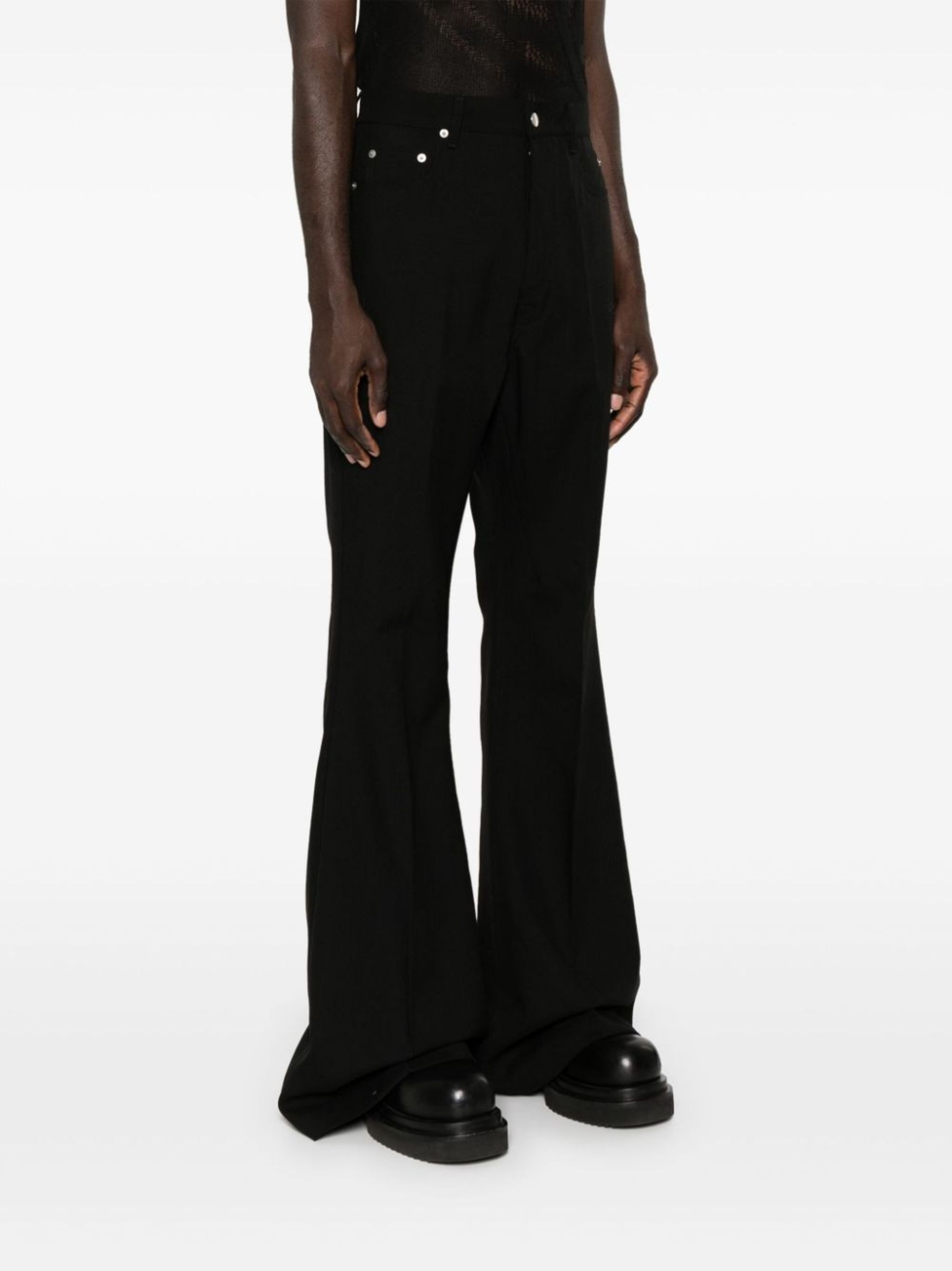 Bolan virgin wool bootcut trousers - 3