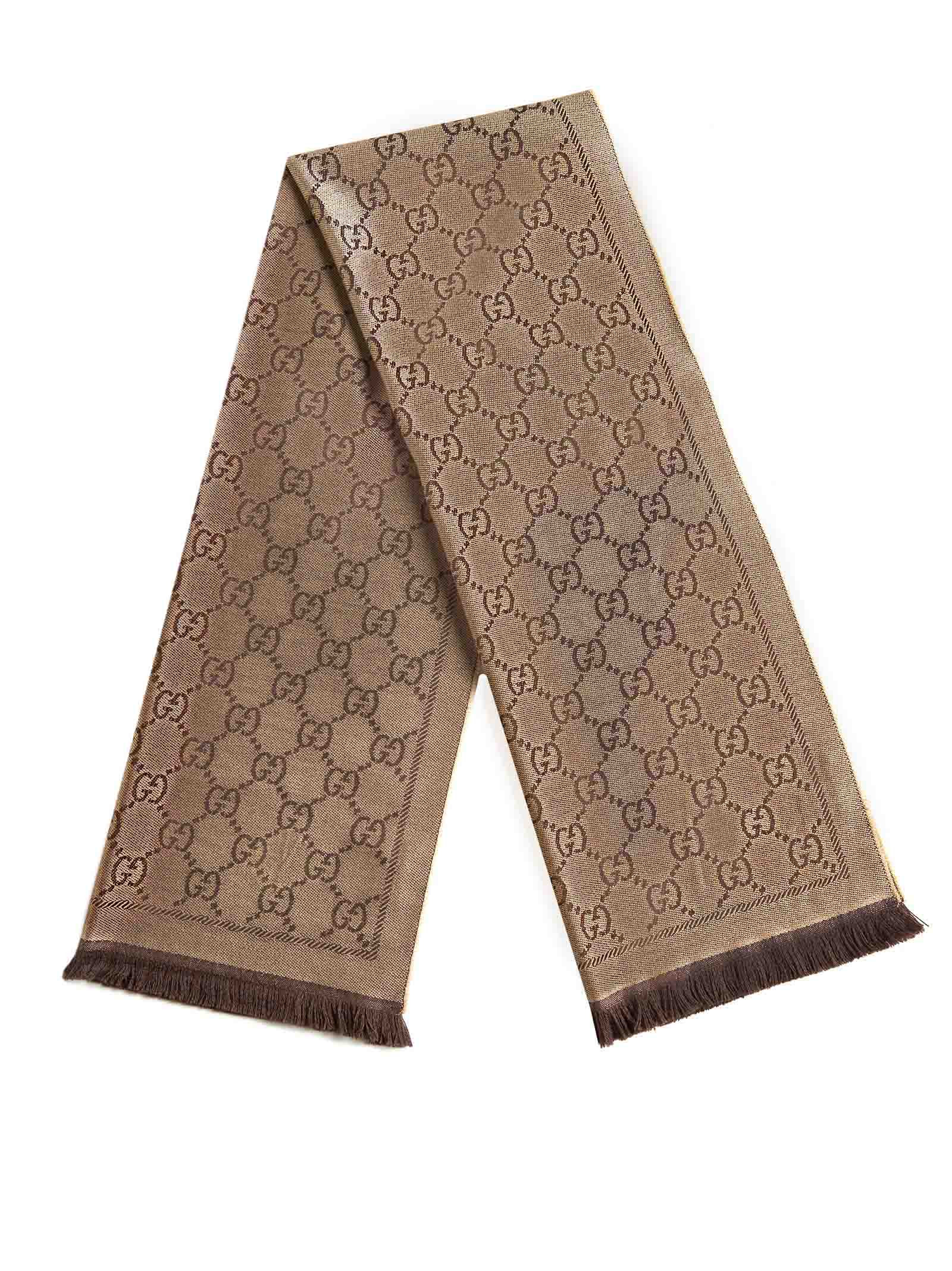 Gucci Women Gg Wool Scarf - 3
