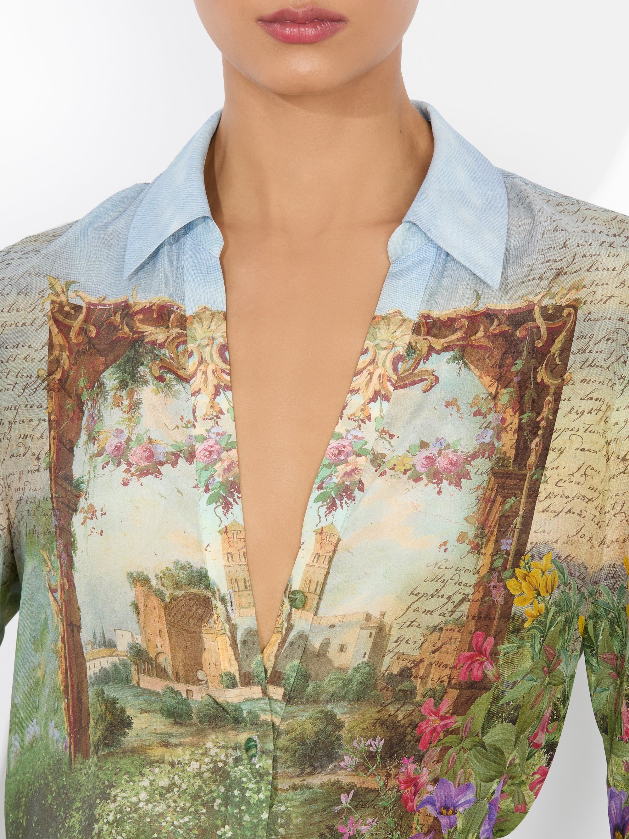 ELOISE BUTTON DOWN BLOUSE - 5