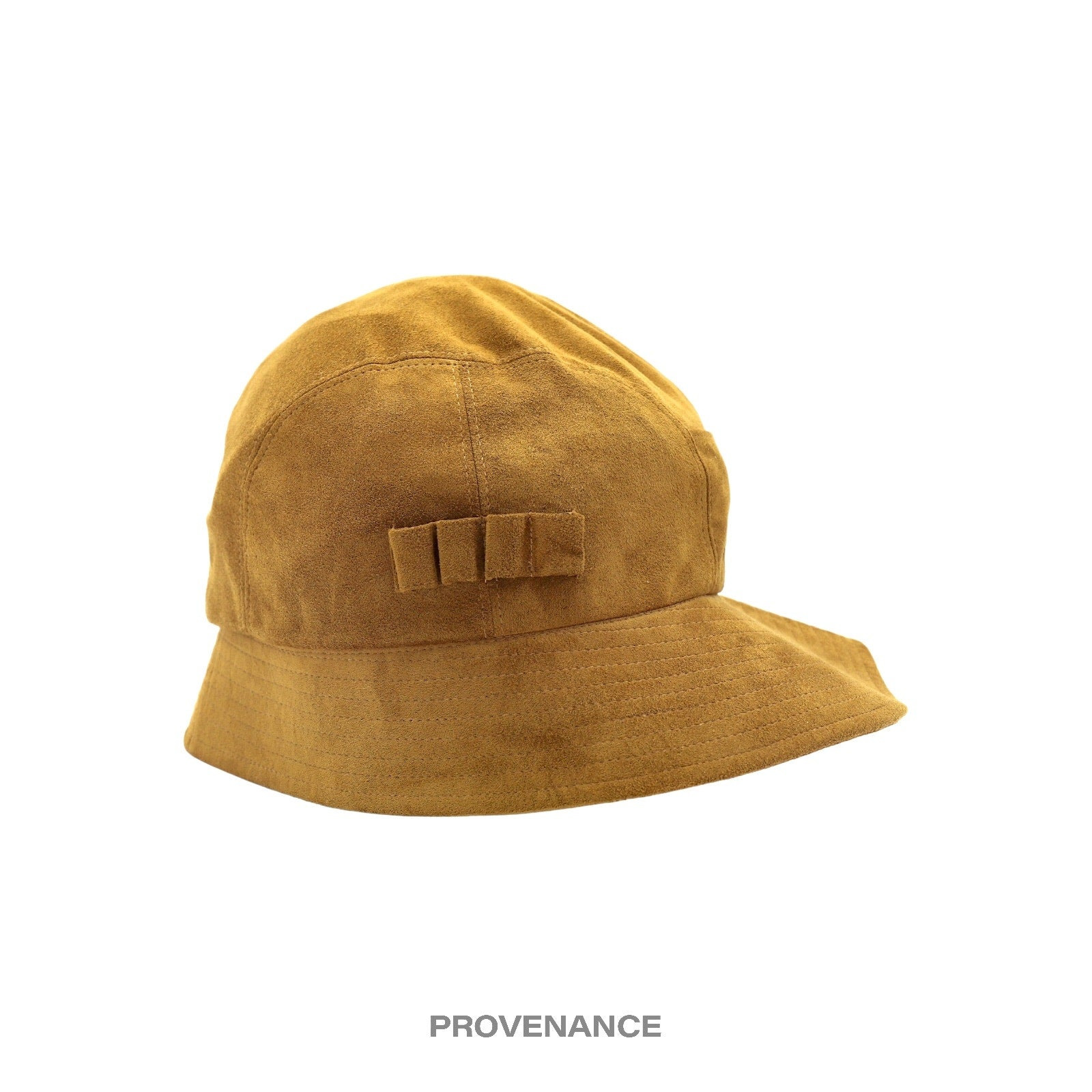 Givenchy Asymmetric Bucket Hat - Brown Acorn Microsuede - 5