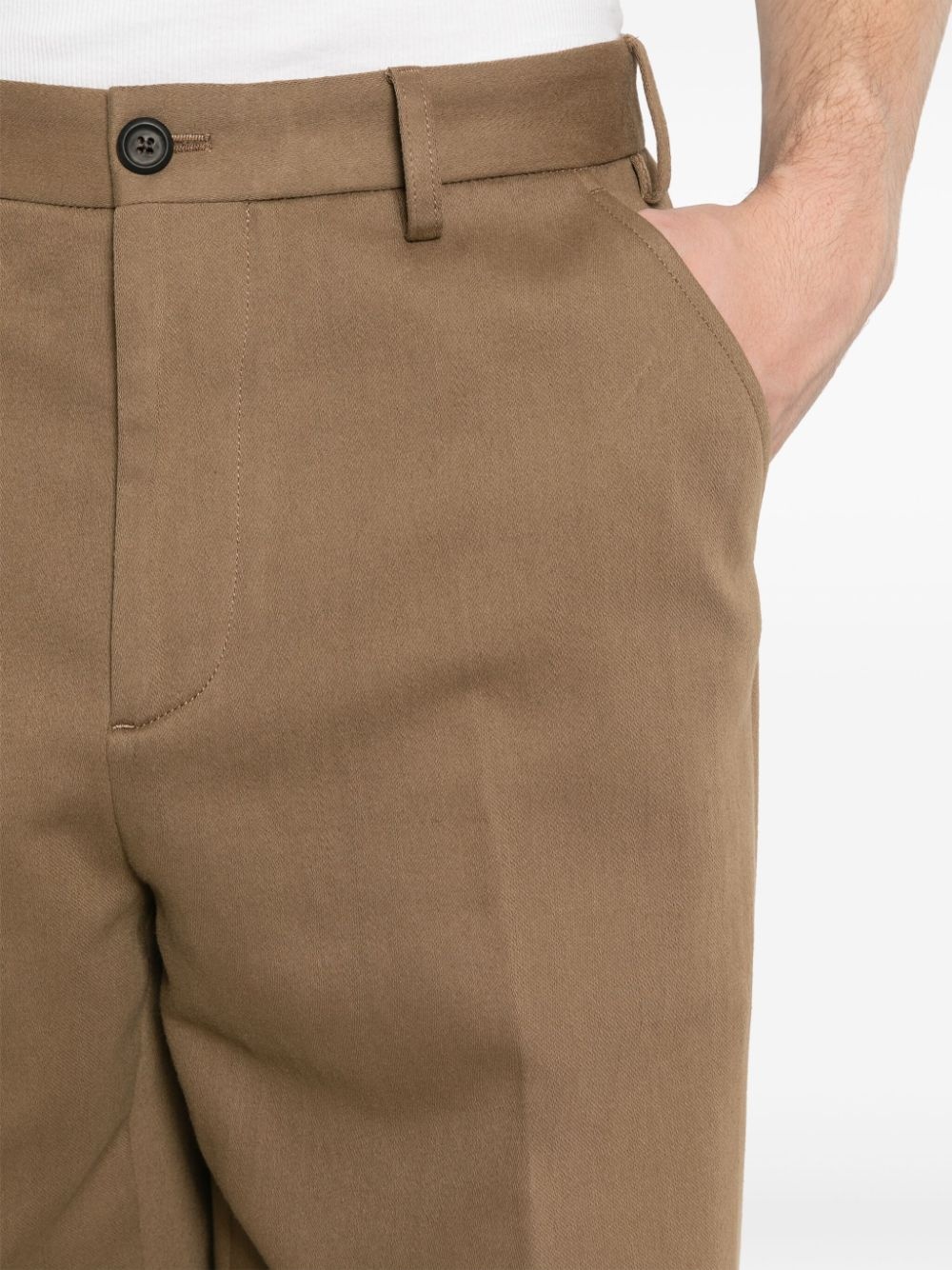 pressed-crease straight leg - 5
