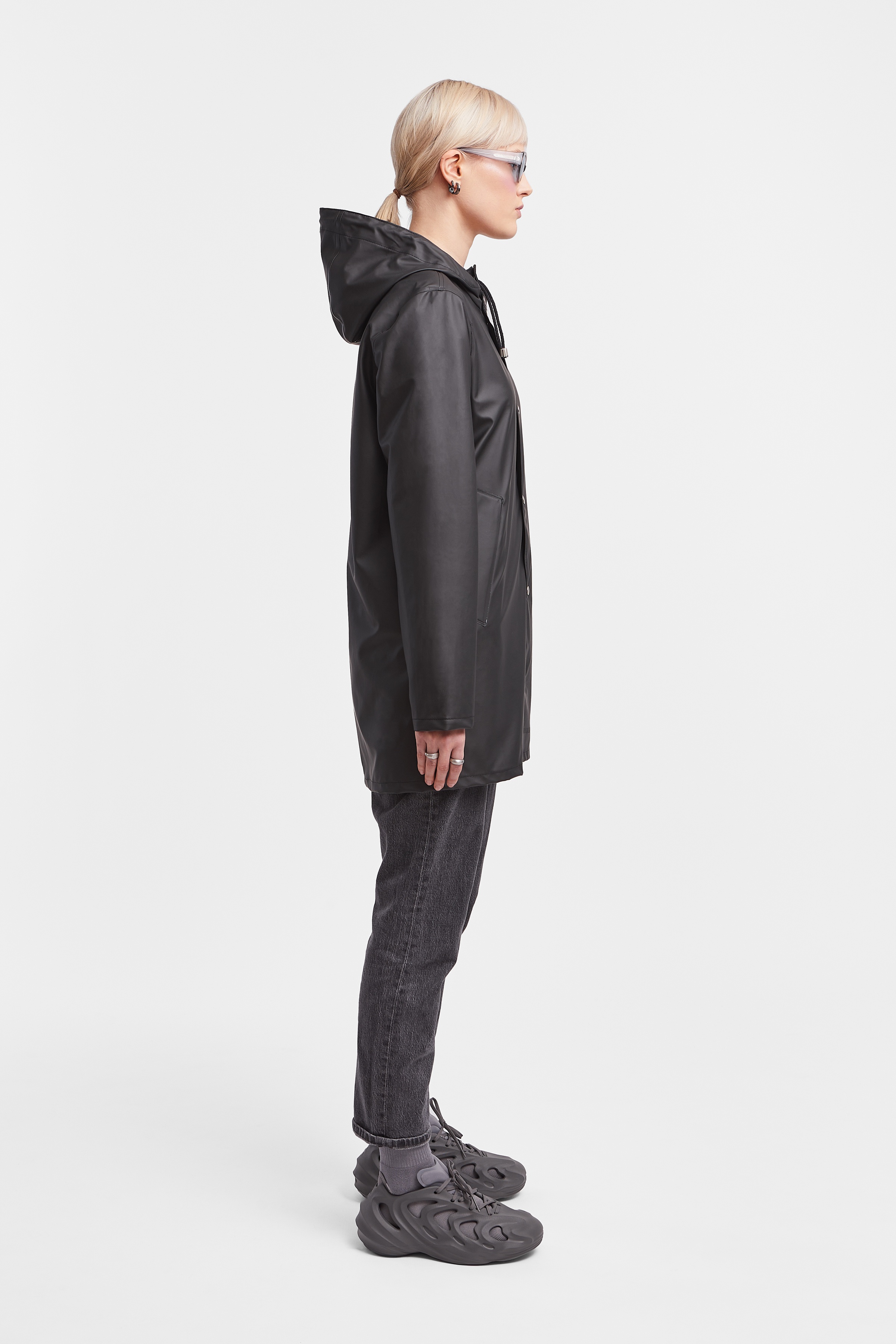 Stockholm Lightweight Raincoat Black - 3