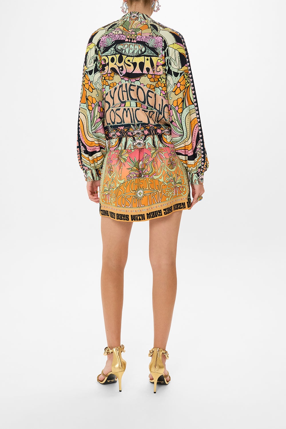 PANELLED SLEEVE BLOUSON BOMBER - 3