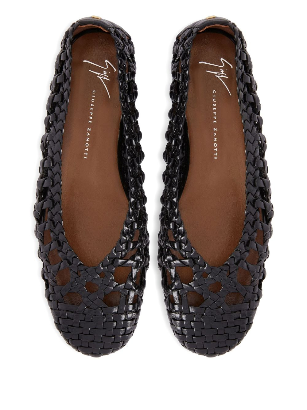 interwoven ballerina shoes - 3