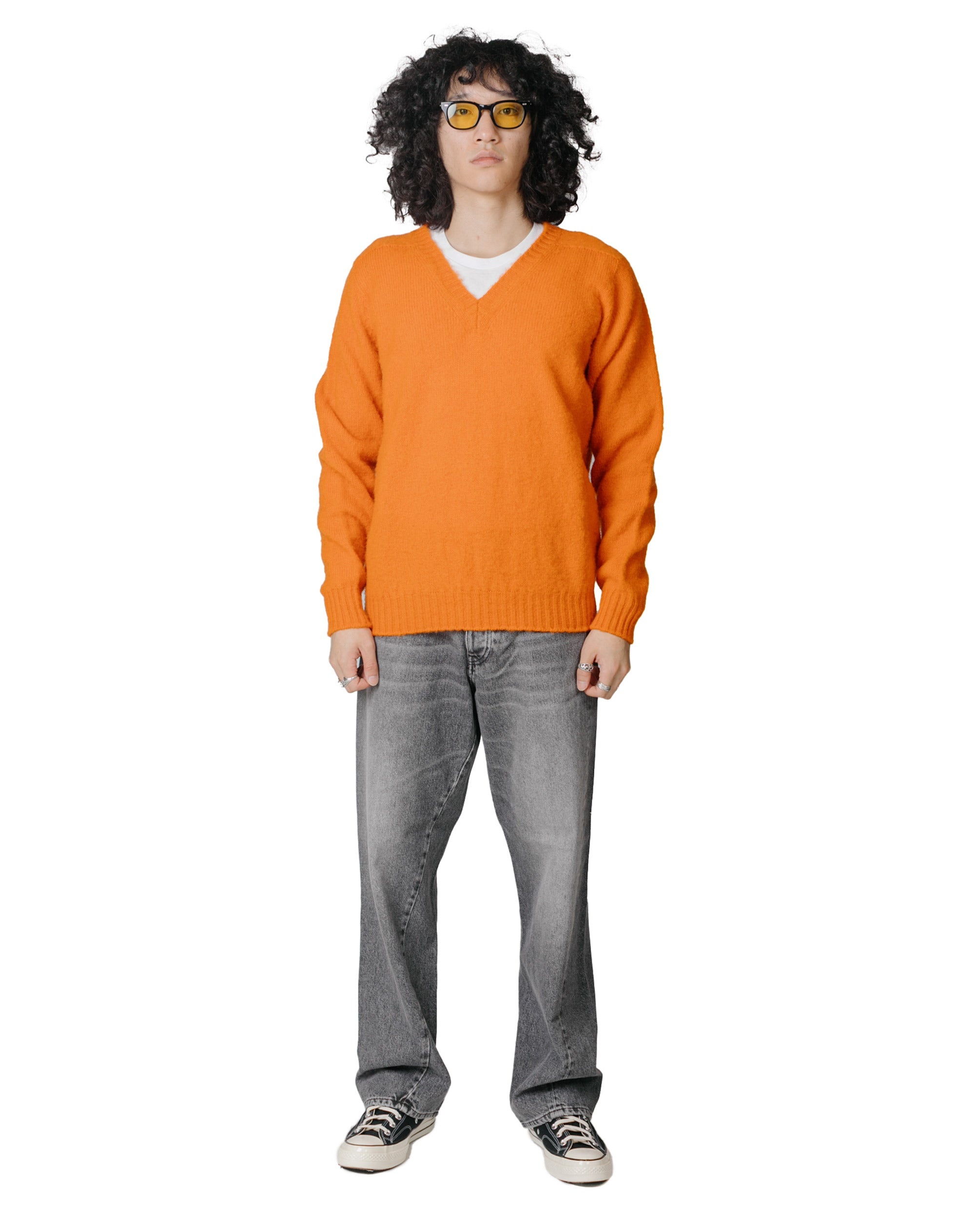 Shaggy Bear V Neck Tangerine Dream - 4
