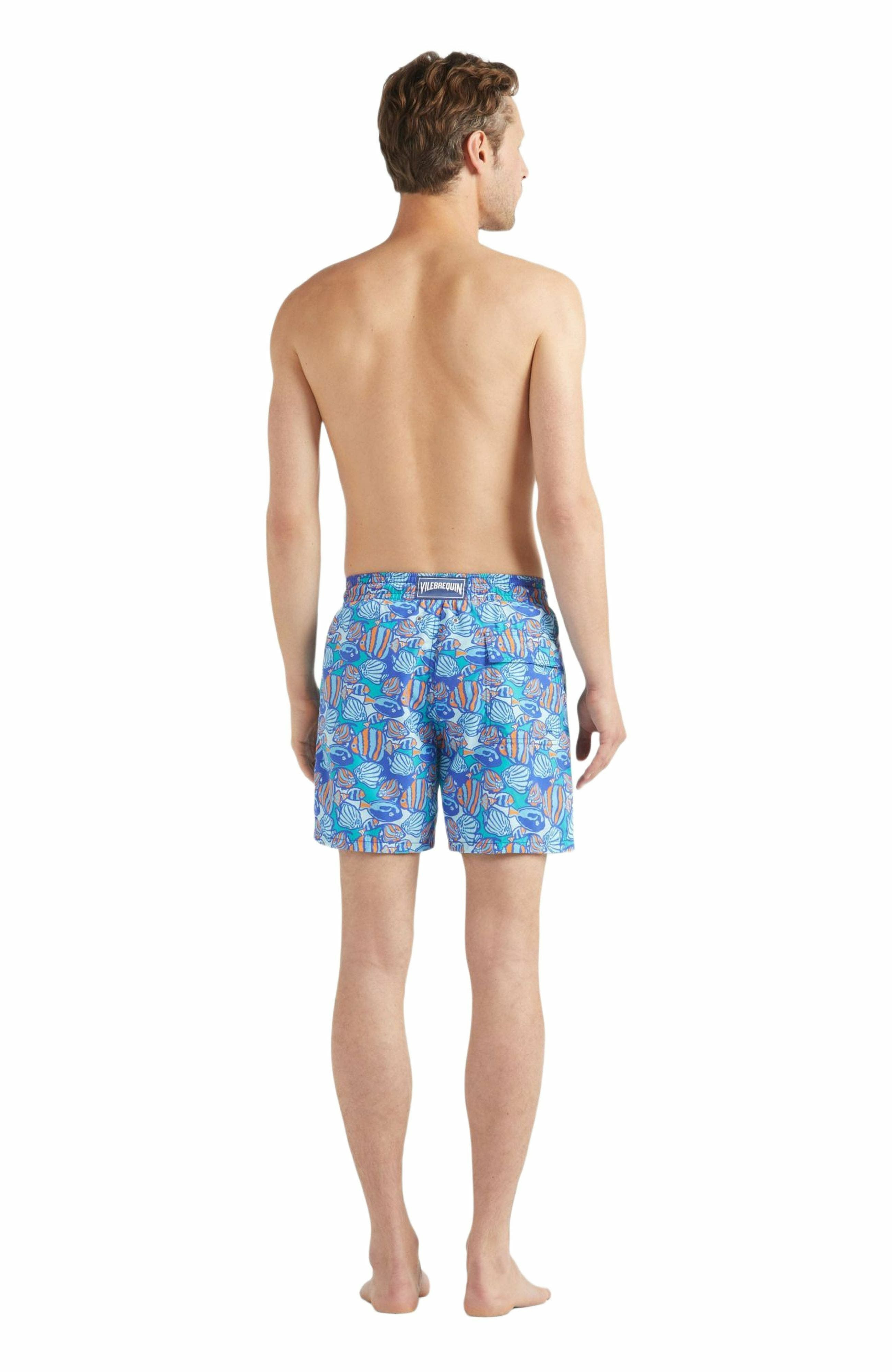 Vilebrequin Men's Fishy Dance Swim Trunks in Marrakech at Nordstrom - 4
