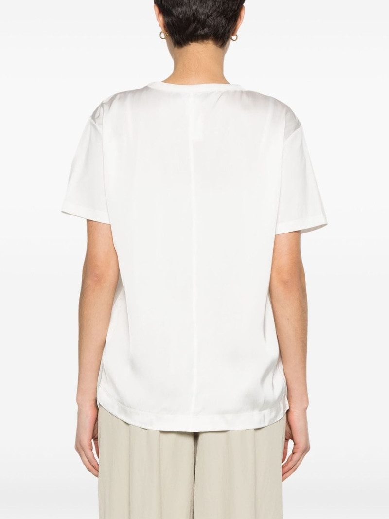 panelled cotton T-shirt 4