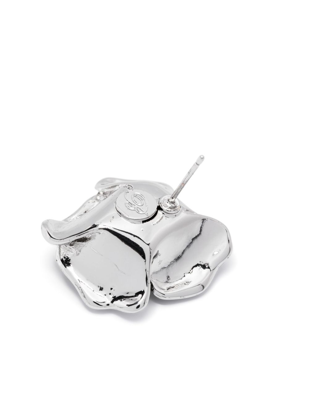 rose-motif earrings - 2