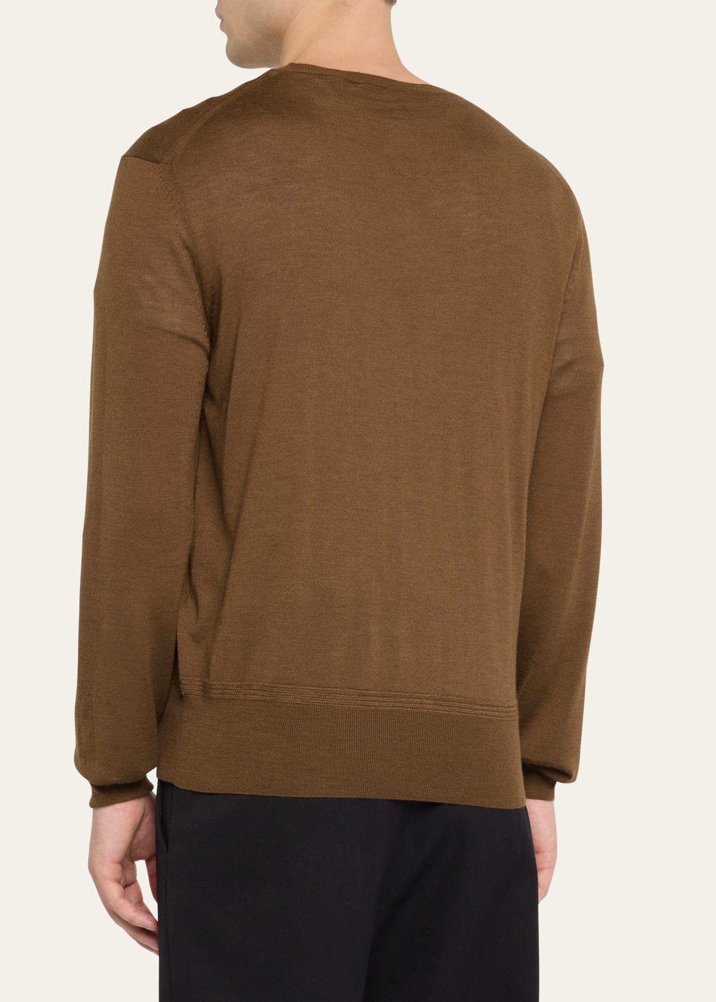 Men's Cashmere V-Neck Sweater - 3