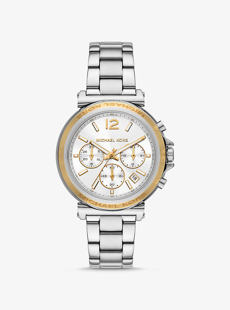 Oversized Maren Silver-Tone Watch 1