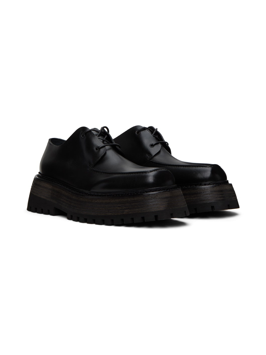 Marsèll Black Quadrarmato MM4089 Derby | REVERSIBLE