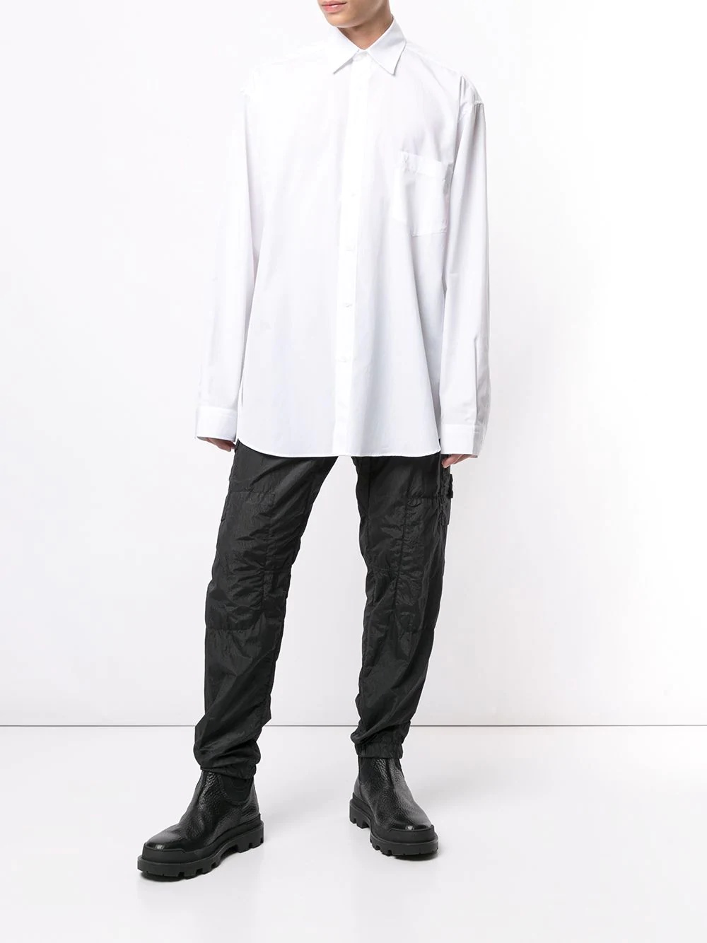 script print oversized shirt - 4