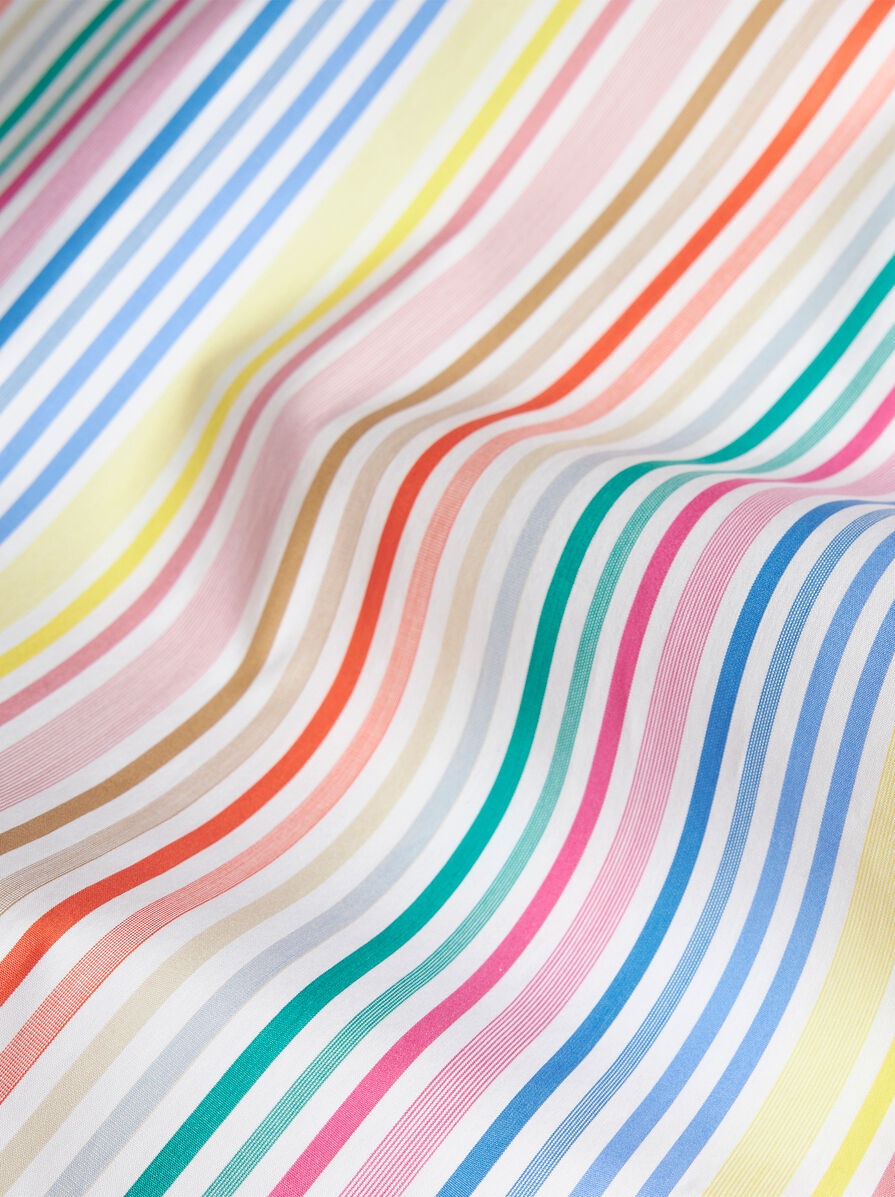 SHIRT WITH MULTICOLOURED STRIPES - 7