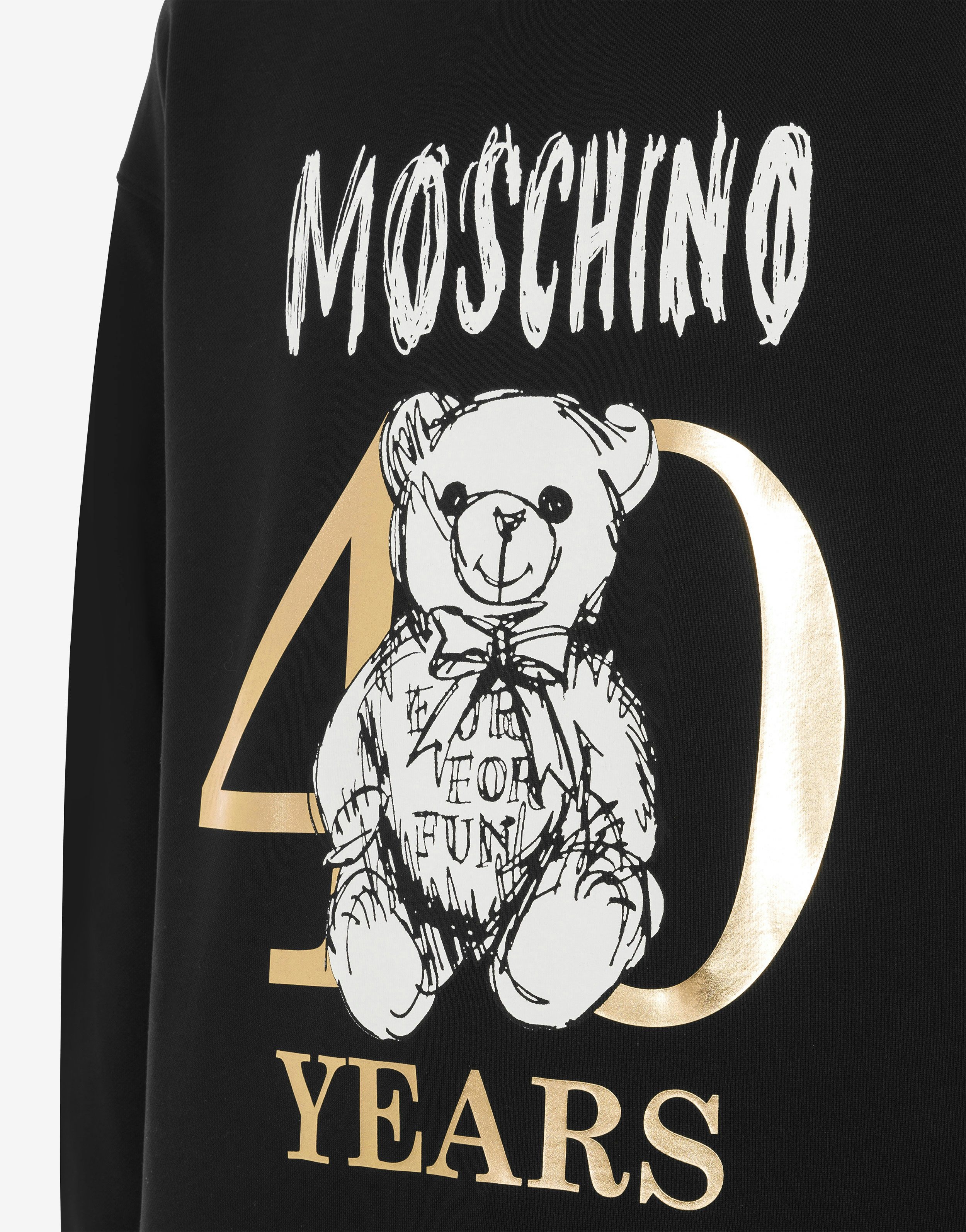 40 YEARS TEDDY BEAR HOODIE - 4