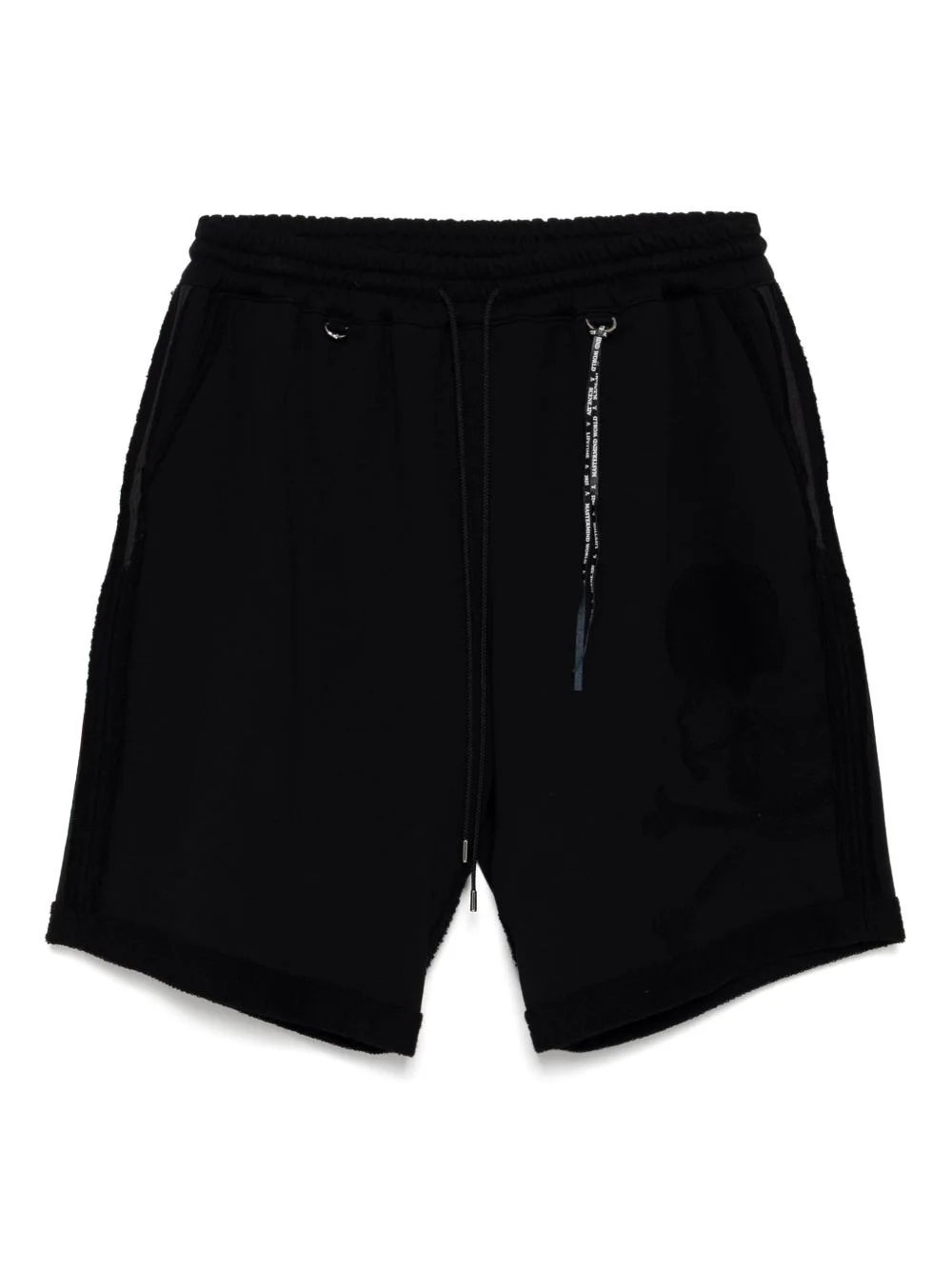 cut-off track shorts - 1