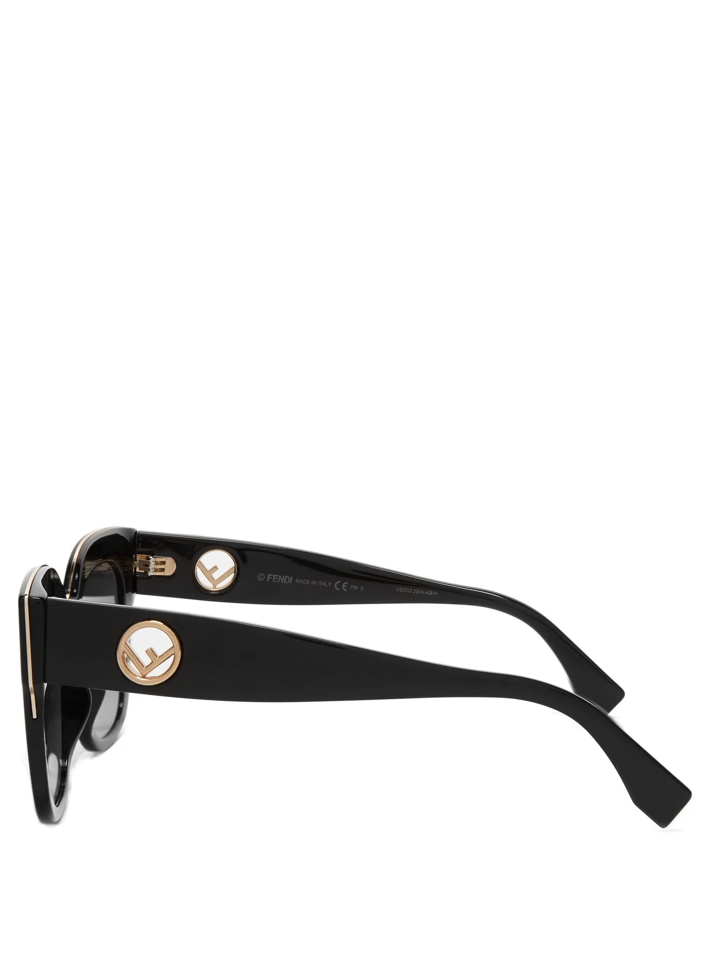 Oversized cat-eye acetate sunglasses - 3