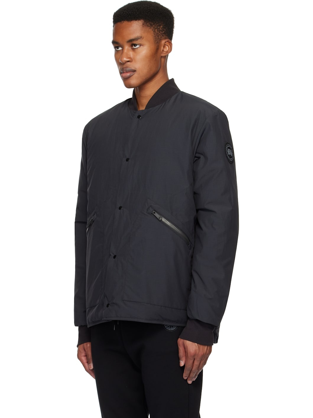 Black Boswell Reversible Down Jacket - 5
