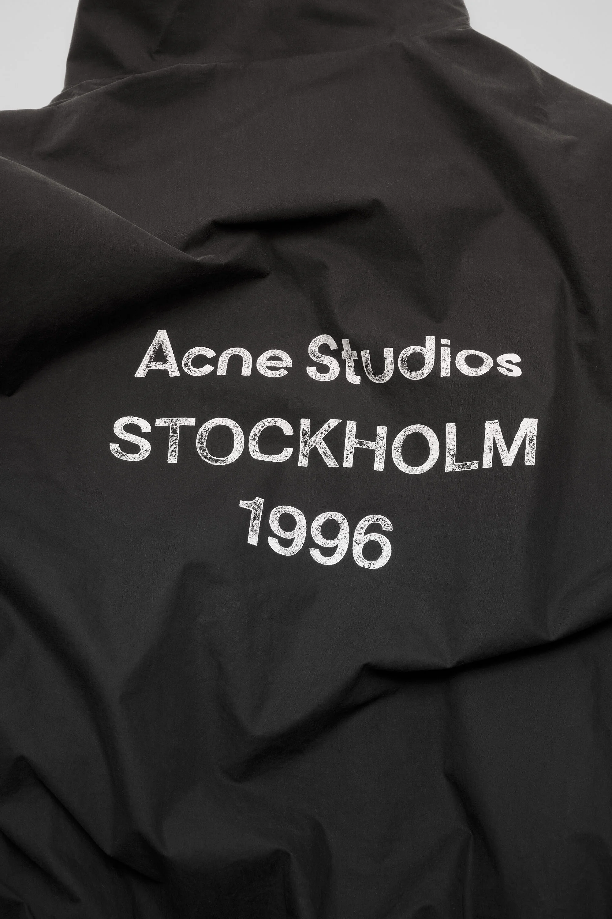 Acne Studios Logo zipper jacket - Black - B90863-900 | REVERSIBLE